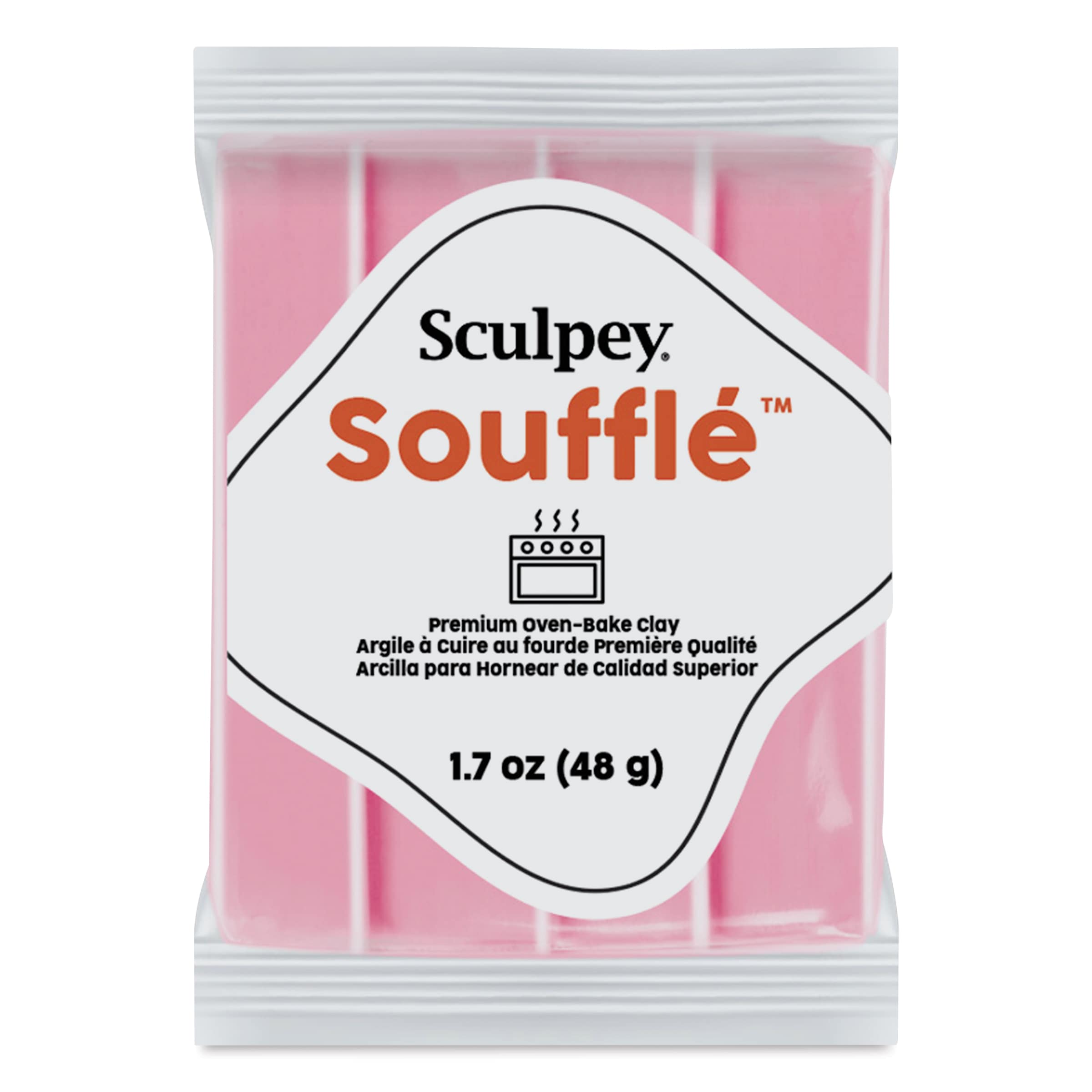Sculpey Souffle  French Pink 17 oz Bar
