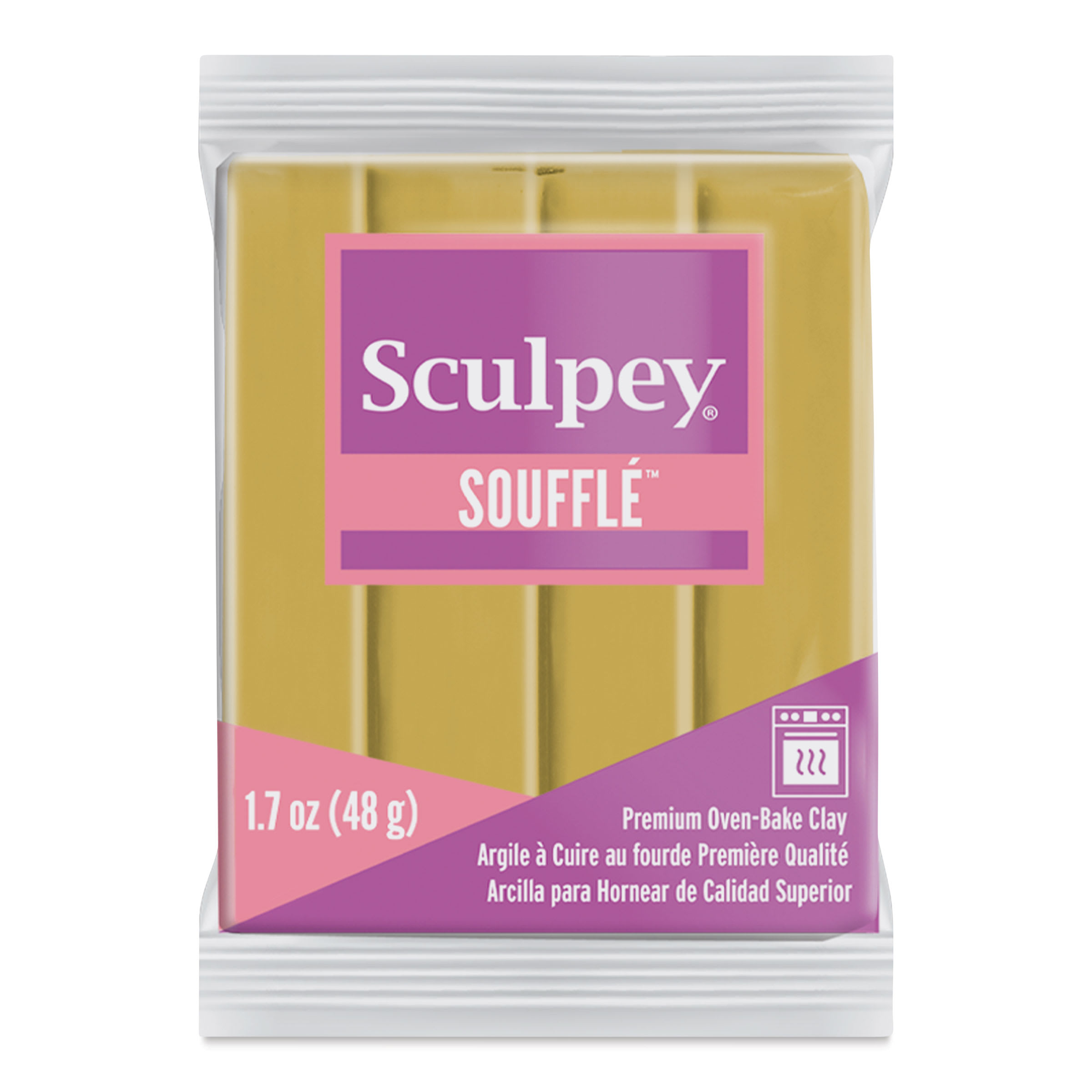 Sculpey Souffle  Honey Mustard 17 oz Bar