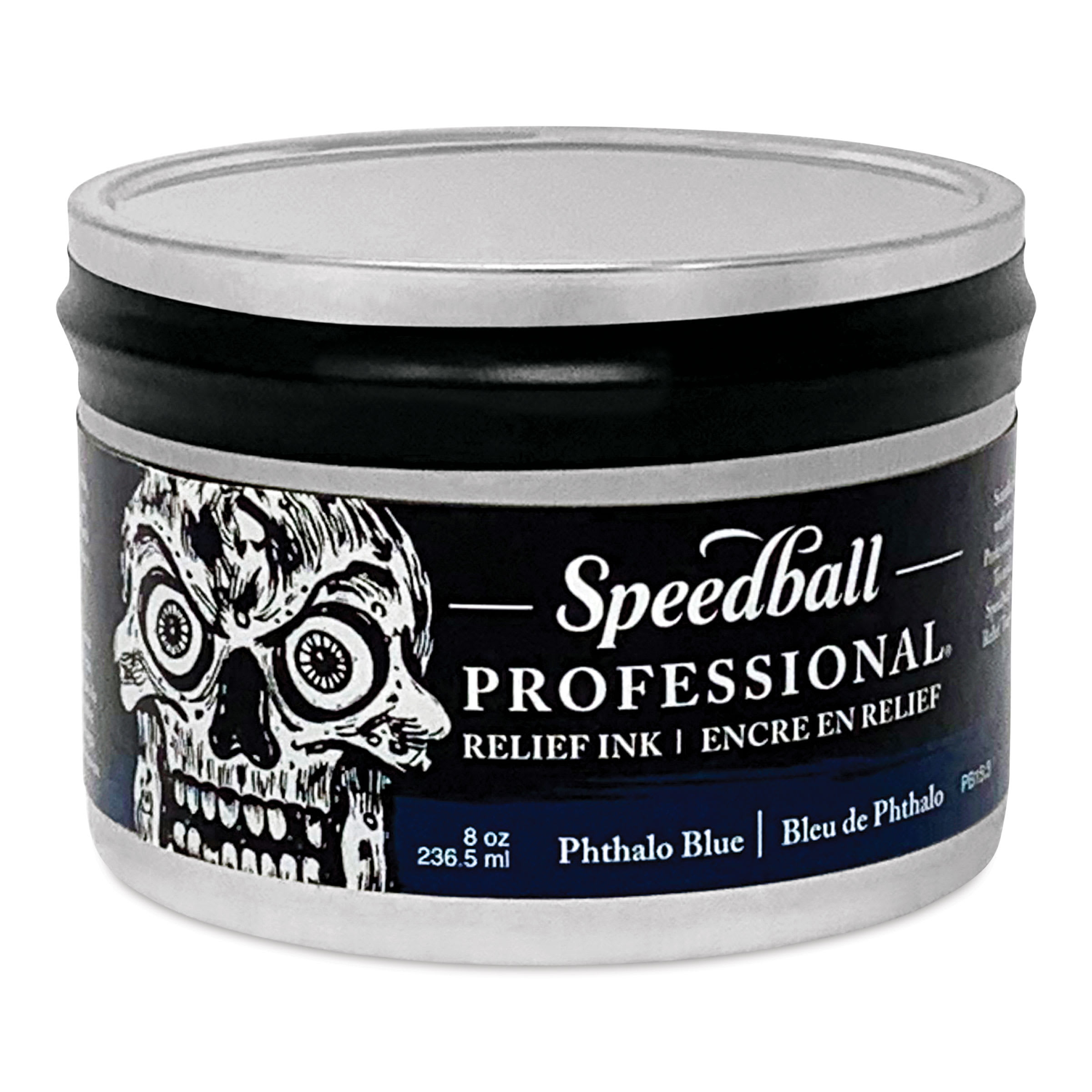 Speedball Professional Relief Ink - Phthalo Blue, 8 oz