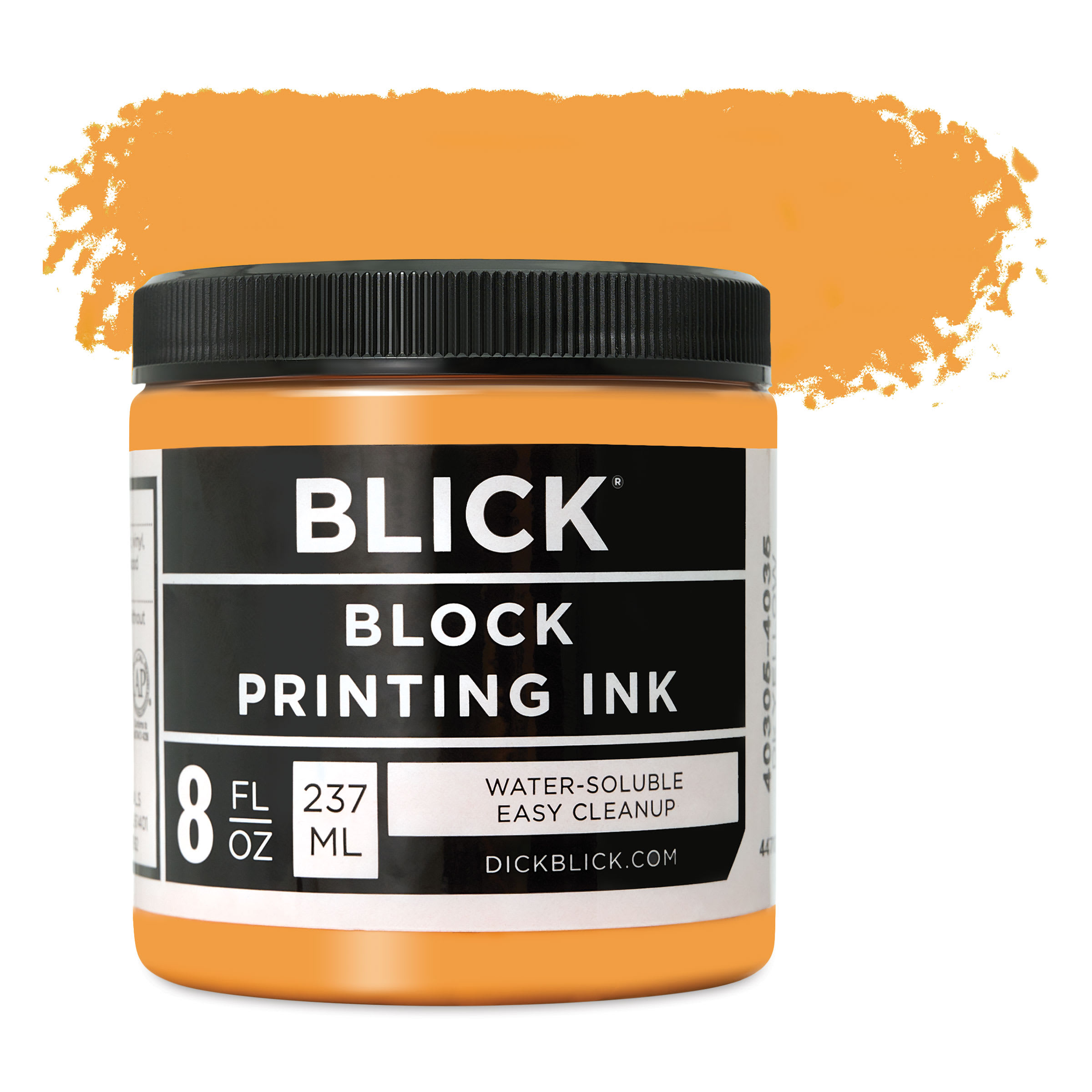 Blick Water-Soluble Block Printing Ink - Dark Yellow, 8 oz Jar