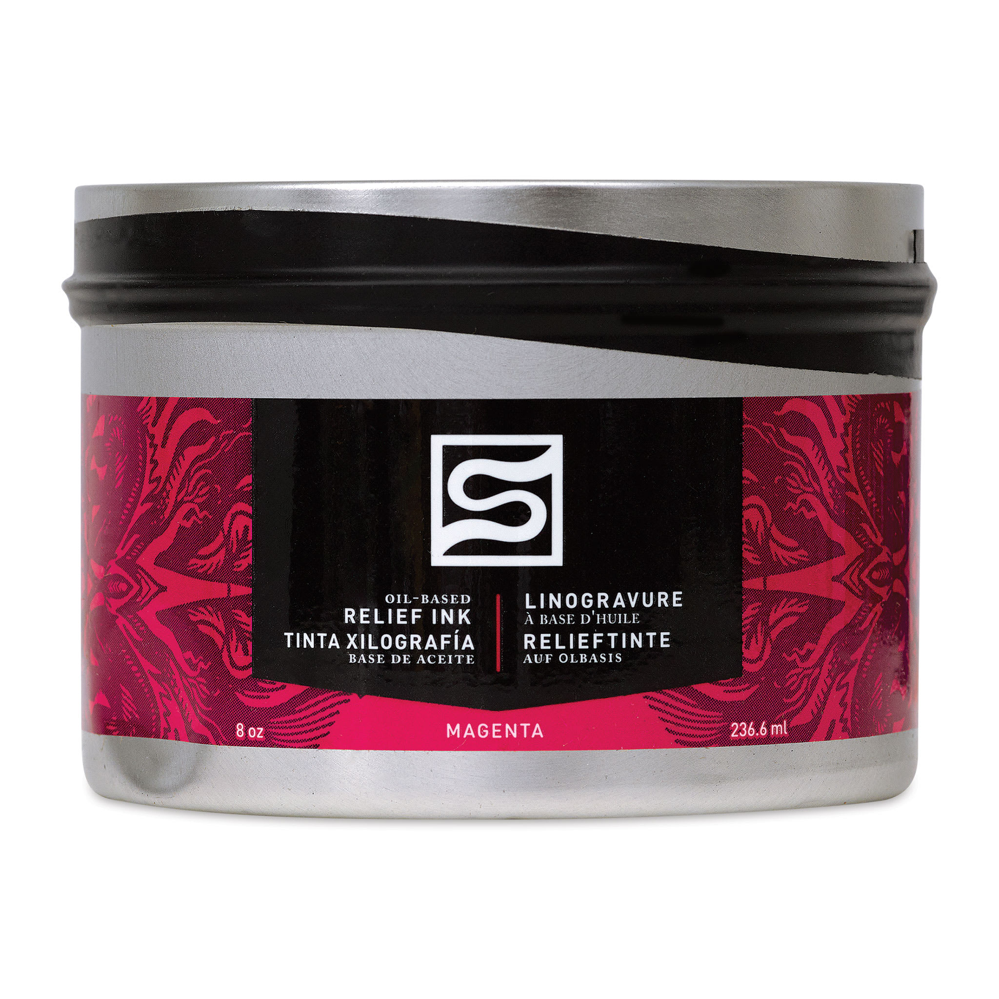 Speedball Oil-Based Relief Ink - Magenta, 8 oz