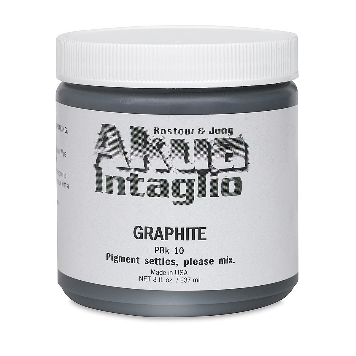 Akua Intaglio Ink - Graphite, 237 ml