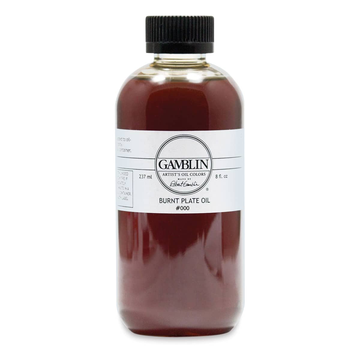 Gamblin Burnt Plate Oil #000 - 237 ml
