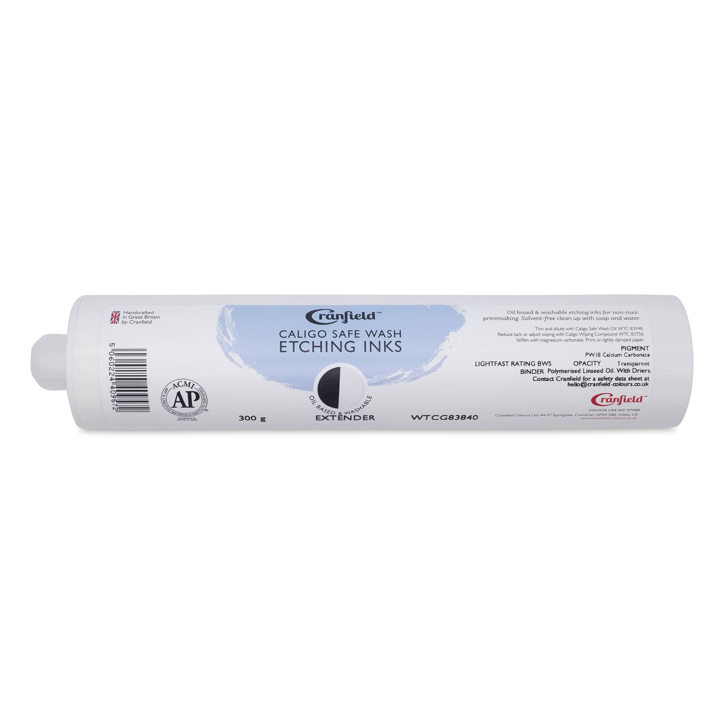 Cranfield Caligo Safe Wash Etching Ink Extender - 300 g, Cartridge