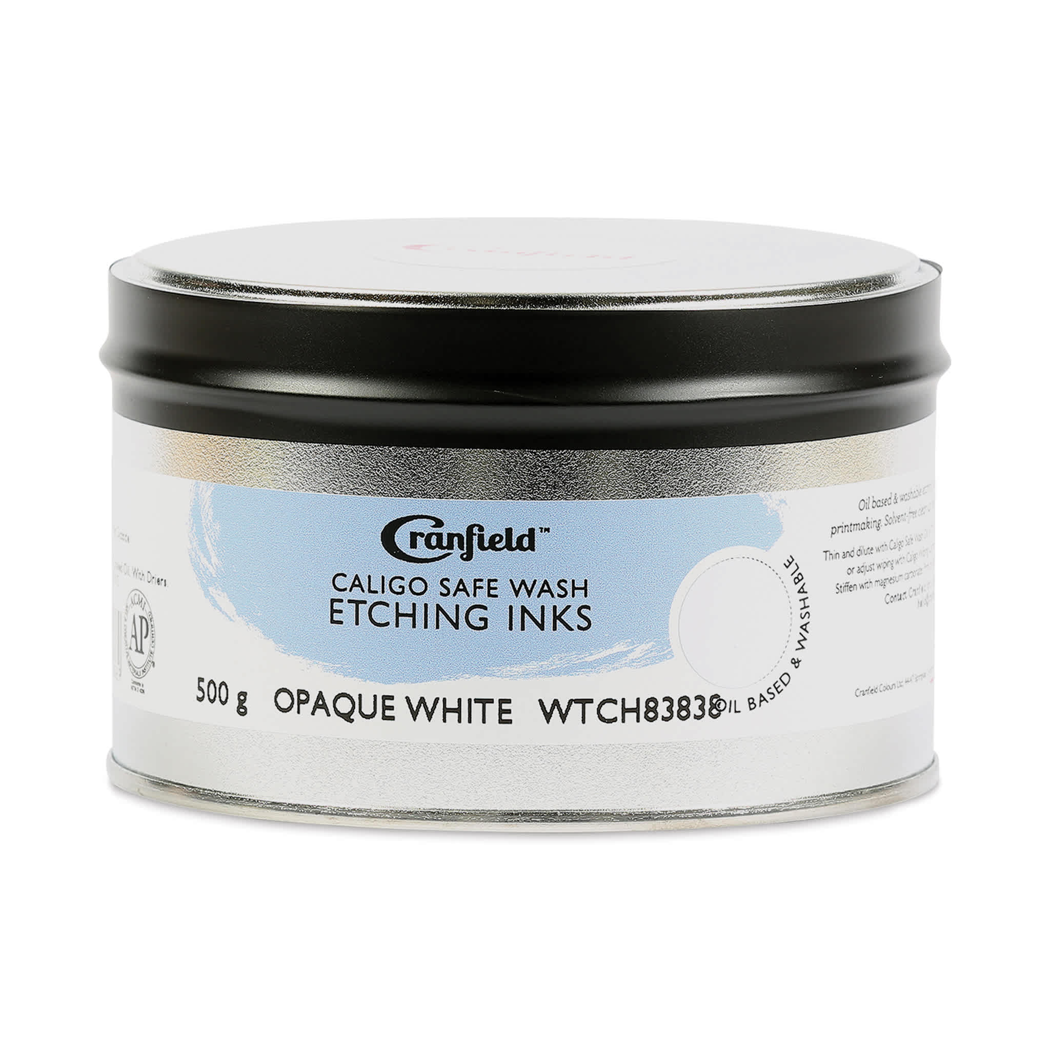 Cranfield Caligo Safe Wash Etching Ink - Opaque White, 500 g Can
