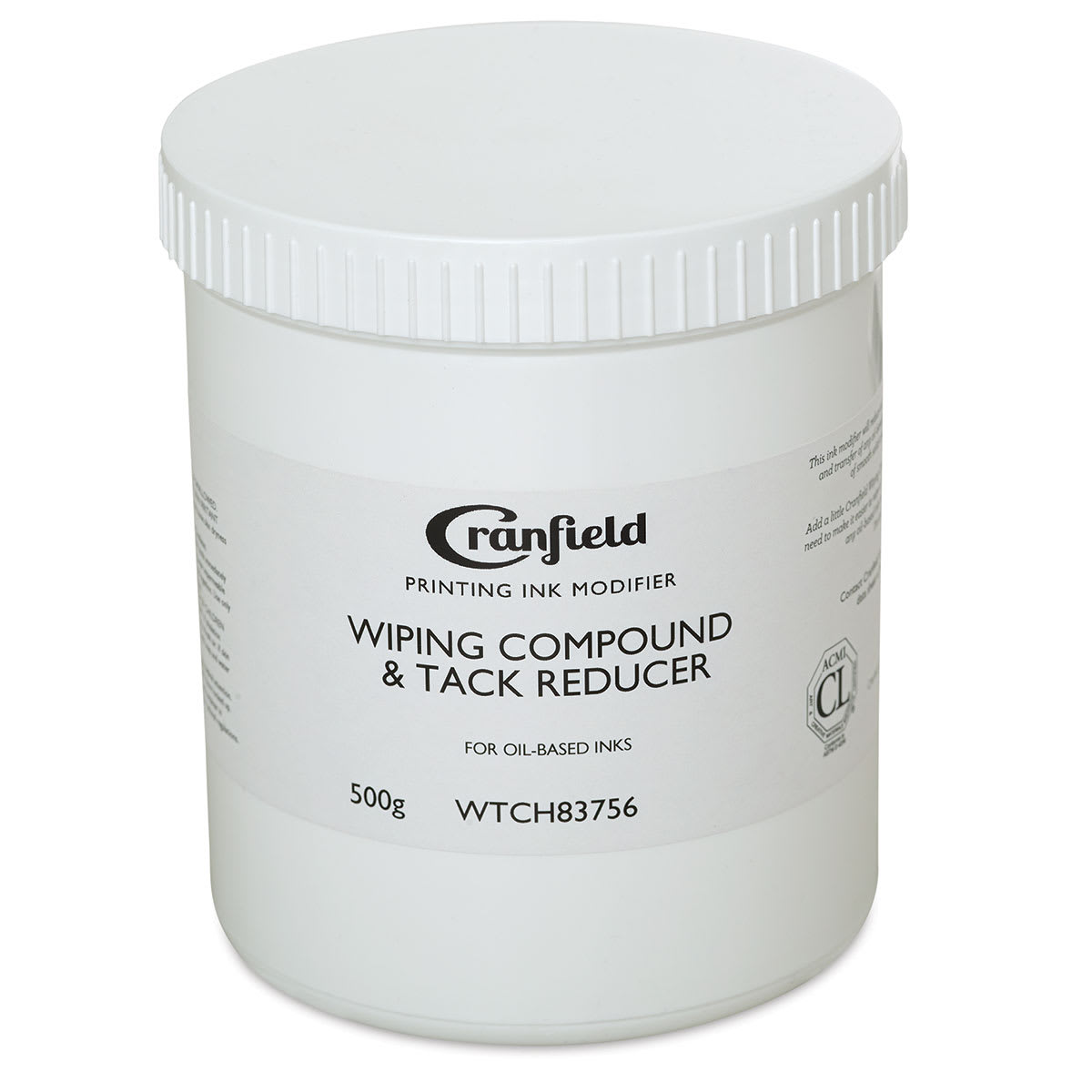 Cranfield Caligo Safe Wash Etching Ink Wiping Compound & Tack Reducer - 500 g Can