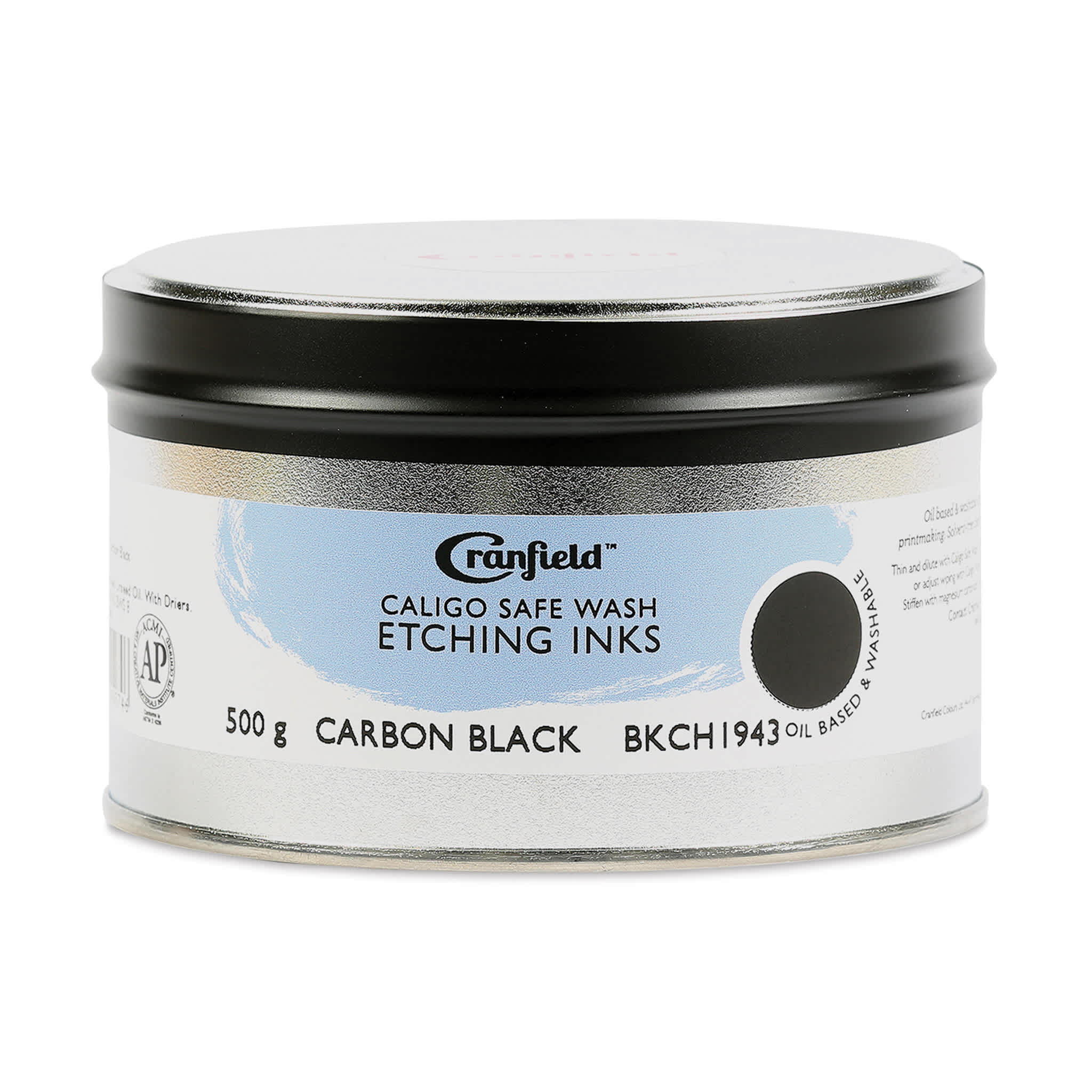 Cranfield Caligo Safe Wash Etching Ink - Carbon Black, 500 g Can