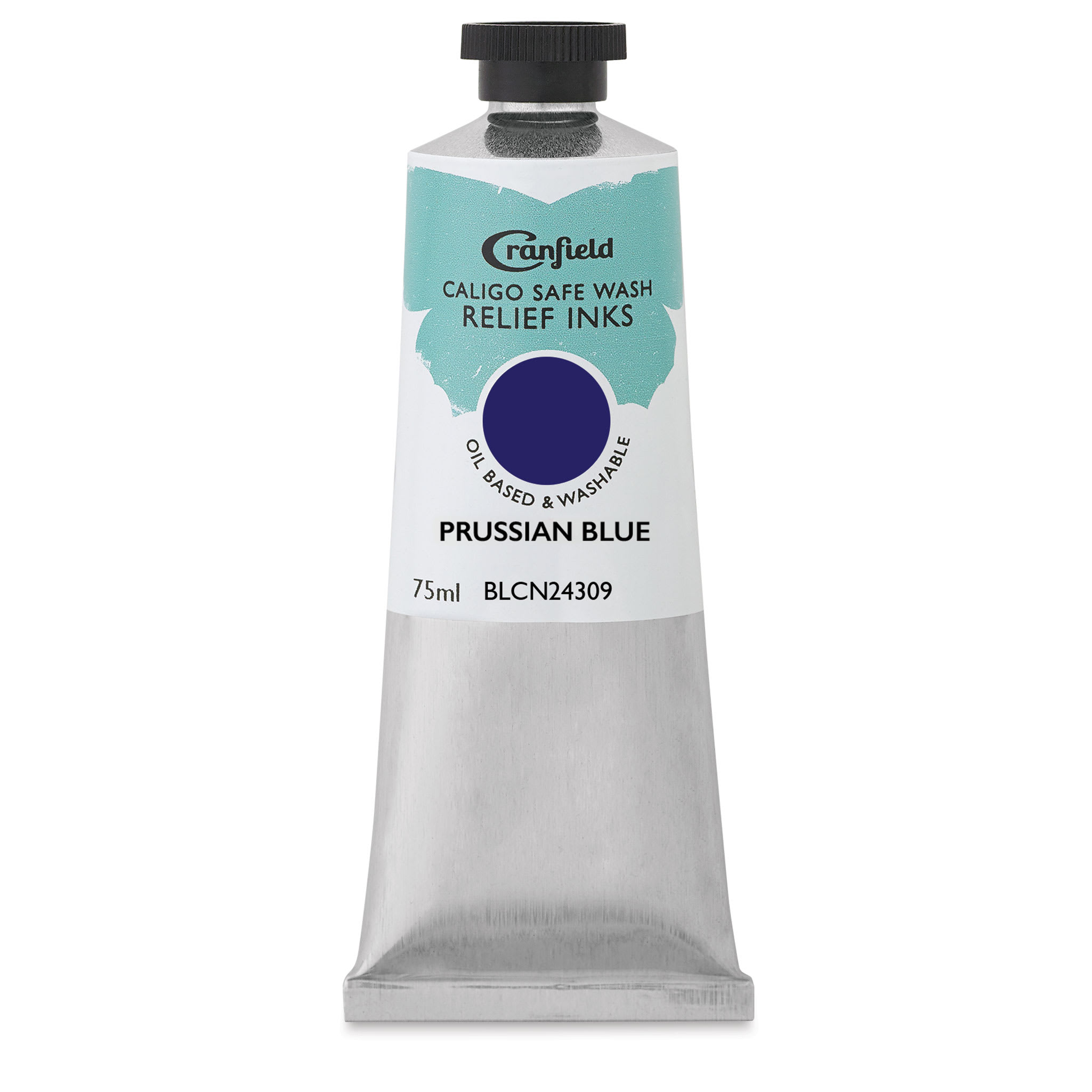 Cranfield Caligo Safe Wash Relief Ink - Prussian Blue, 75 ml