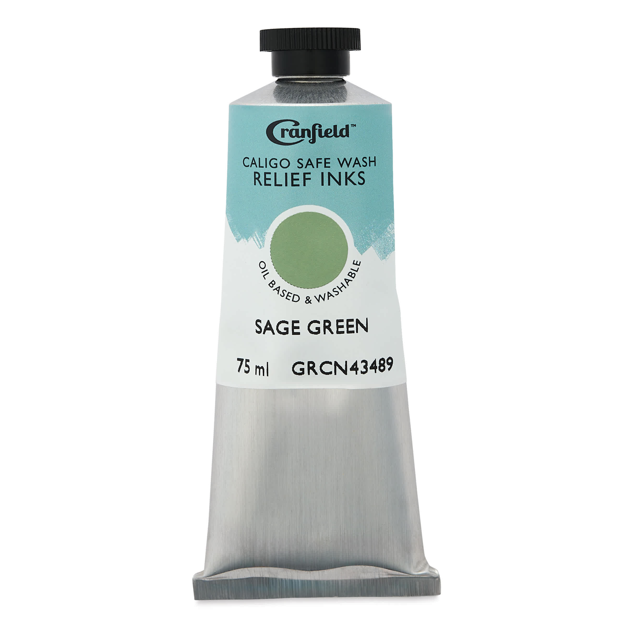 Cranfield Caligo Safe Wash Relief Ink - Sage Green, 75 ml