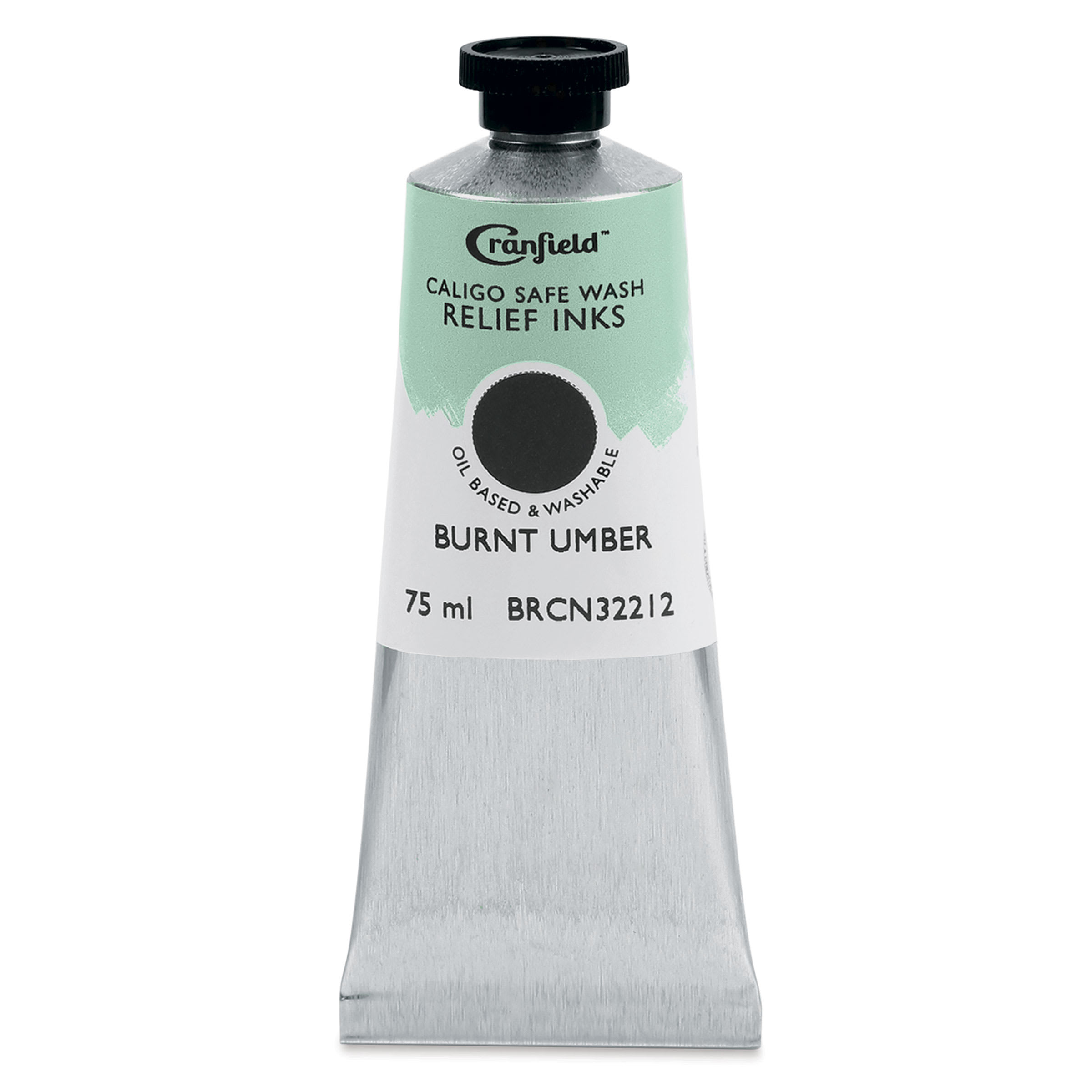 Cranfield Caligo Safe Wash Relief Ink - Burnt Umber, 75 ml