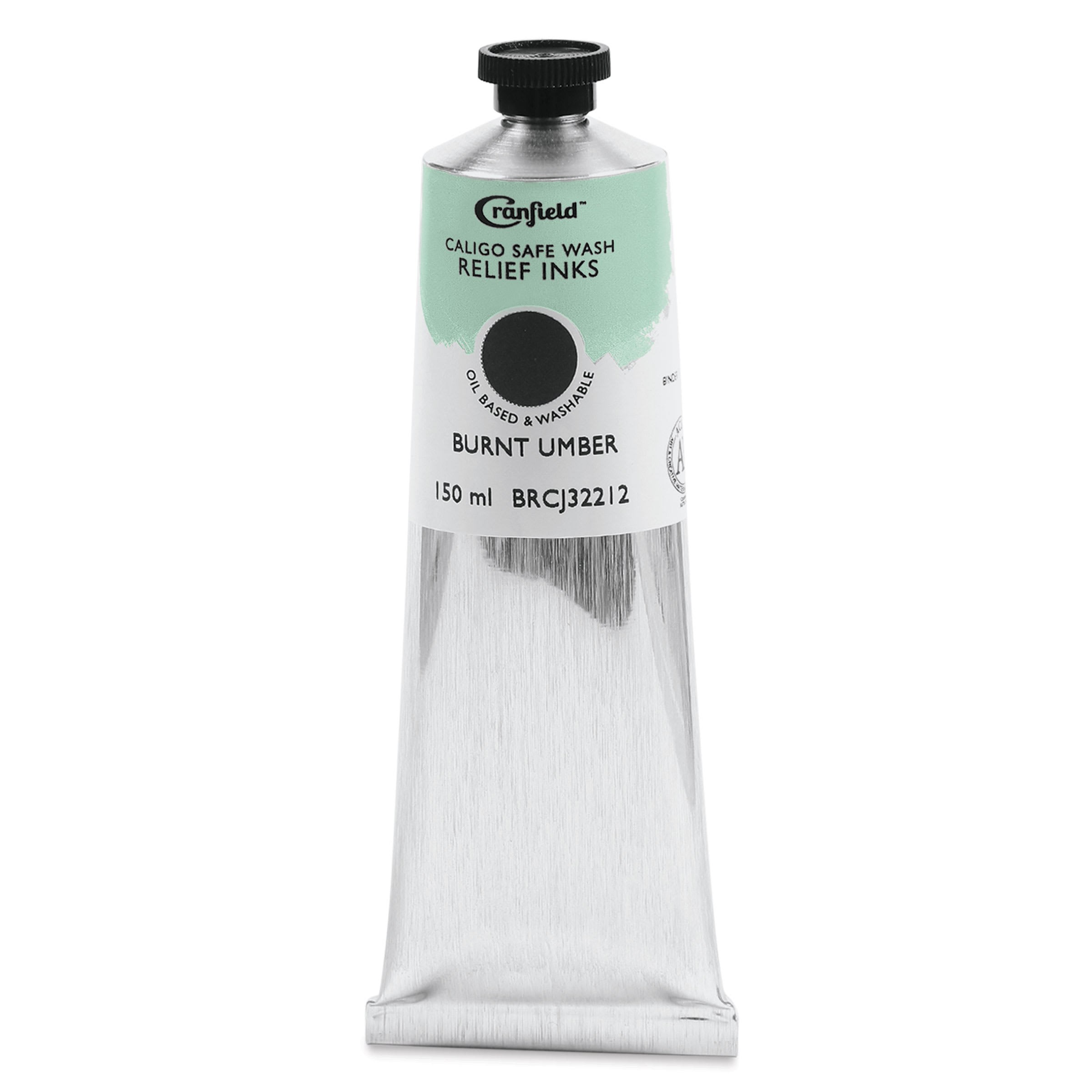 Cranfield Caligo Safe Wash Relief Ink - Burnt Umber, 150 ml