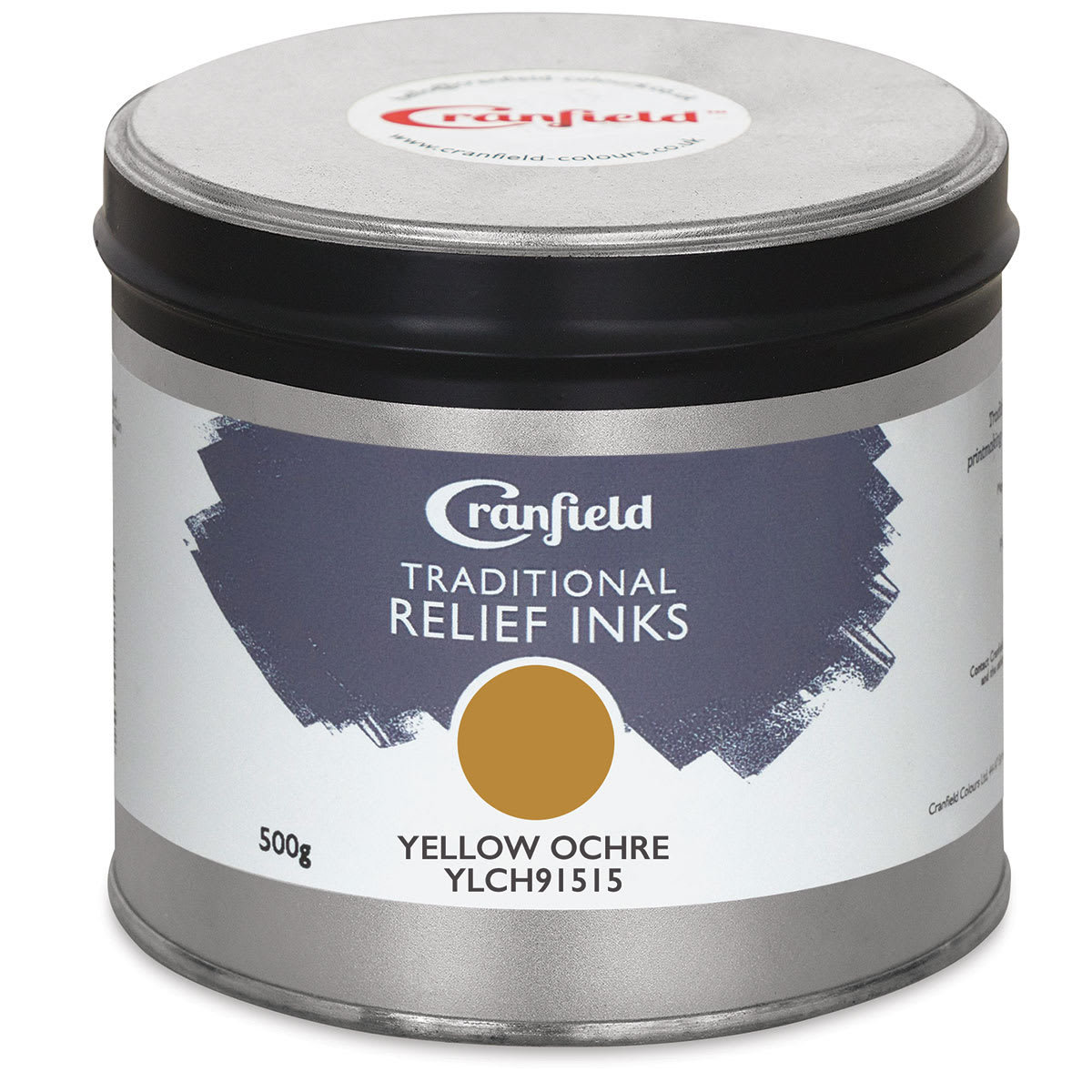 Cranfield Traditional Relief Ink - Yellow Ochre, 500 g