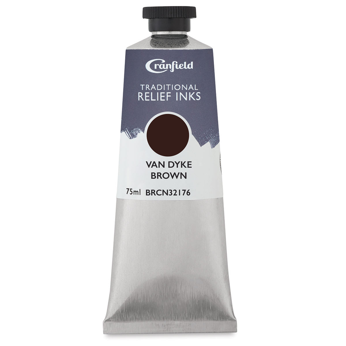 Cranfield Traditional Relief Ink - Van Dyke Brown, 75 ml