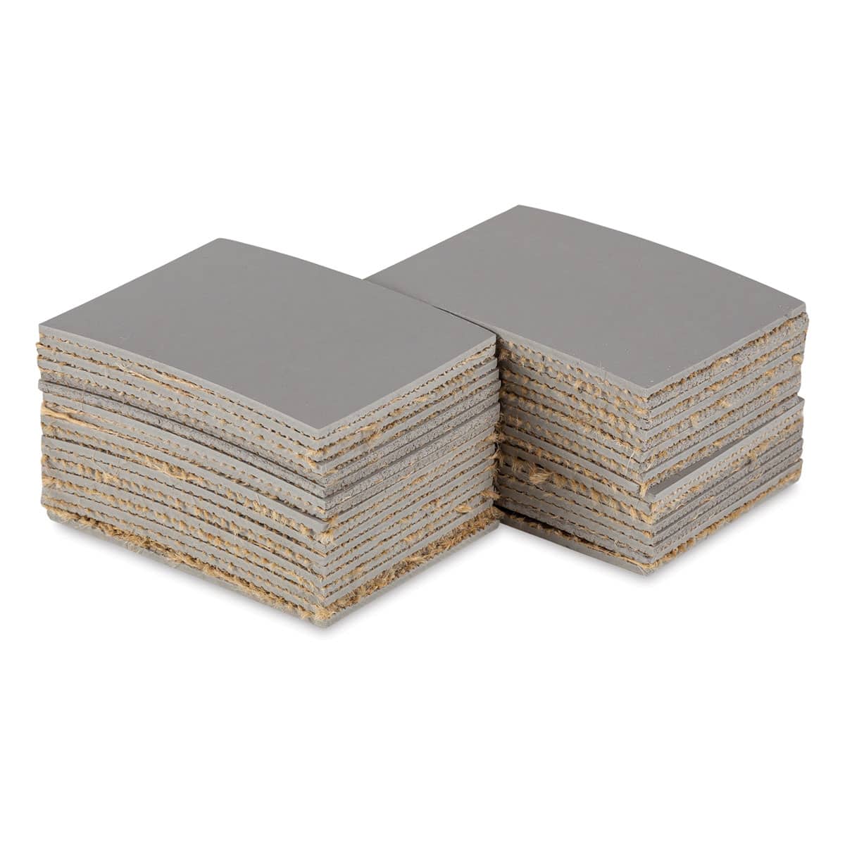 Blick Battleship Gray Linoleum - Pkg of 36, 3" x 4", Unmounted