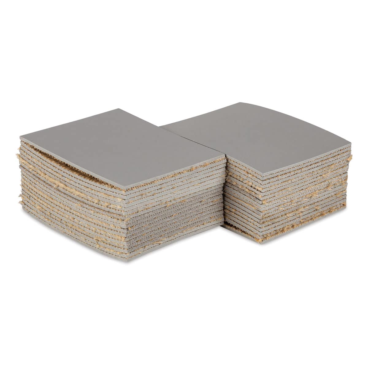 Blick Battleship Gray Linoleum - Pkg of 36, 4" x 5", Unmounted