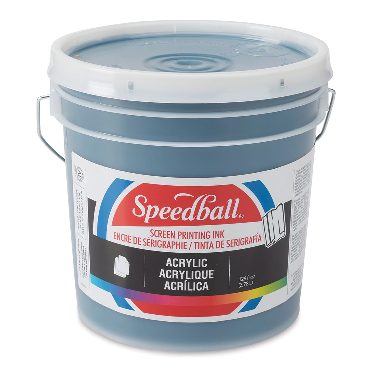 Speedball Permanent Acrylic Screen Printing Ink - Dark Blue, Gallon