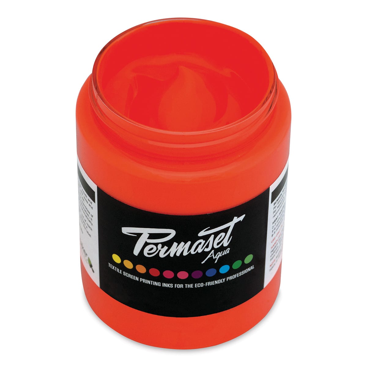 Permaset Aqua Fabric Ink - Glow Orange, 300 ml