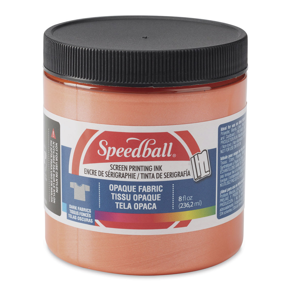 Speedball Fabric Screen Printing Ink - Sherbert (Opaque), 8 oz, Jar