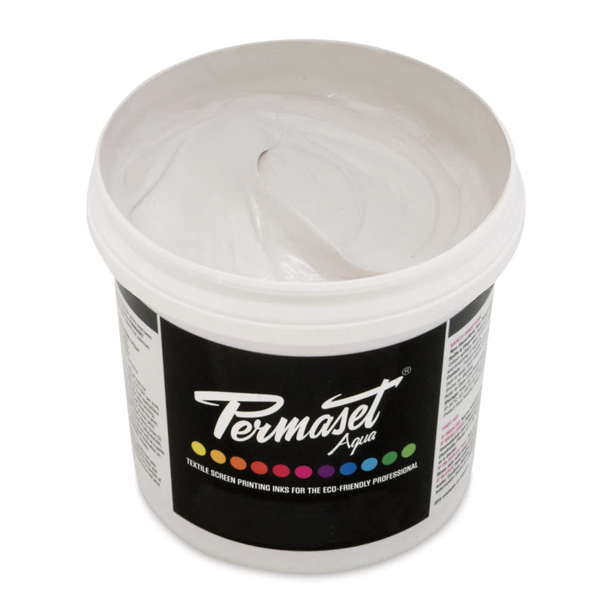 Permaset Aqua Fabric Ink - Pearl White, Liter