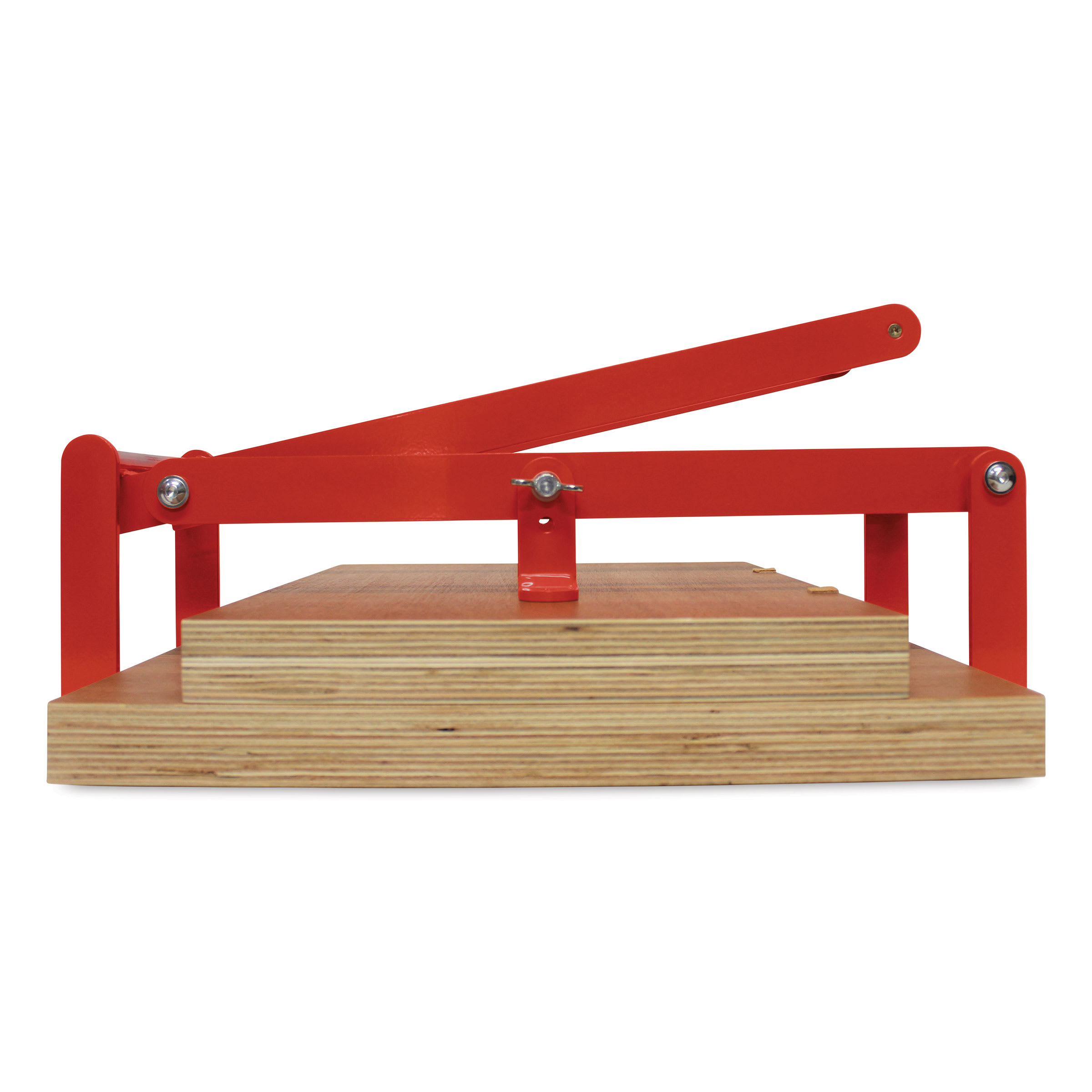 Woodzilla Hand Lino Press - Red, 11-3/4" x 16-1/2", Wide Base