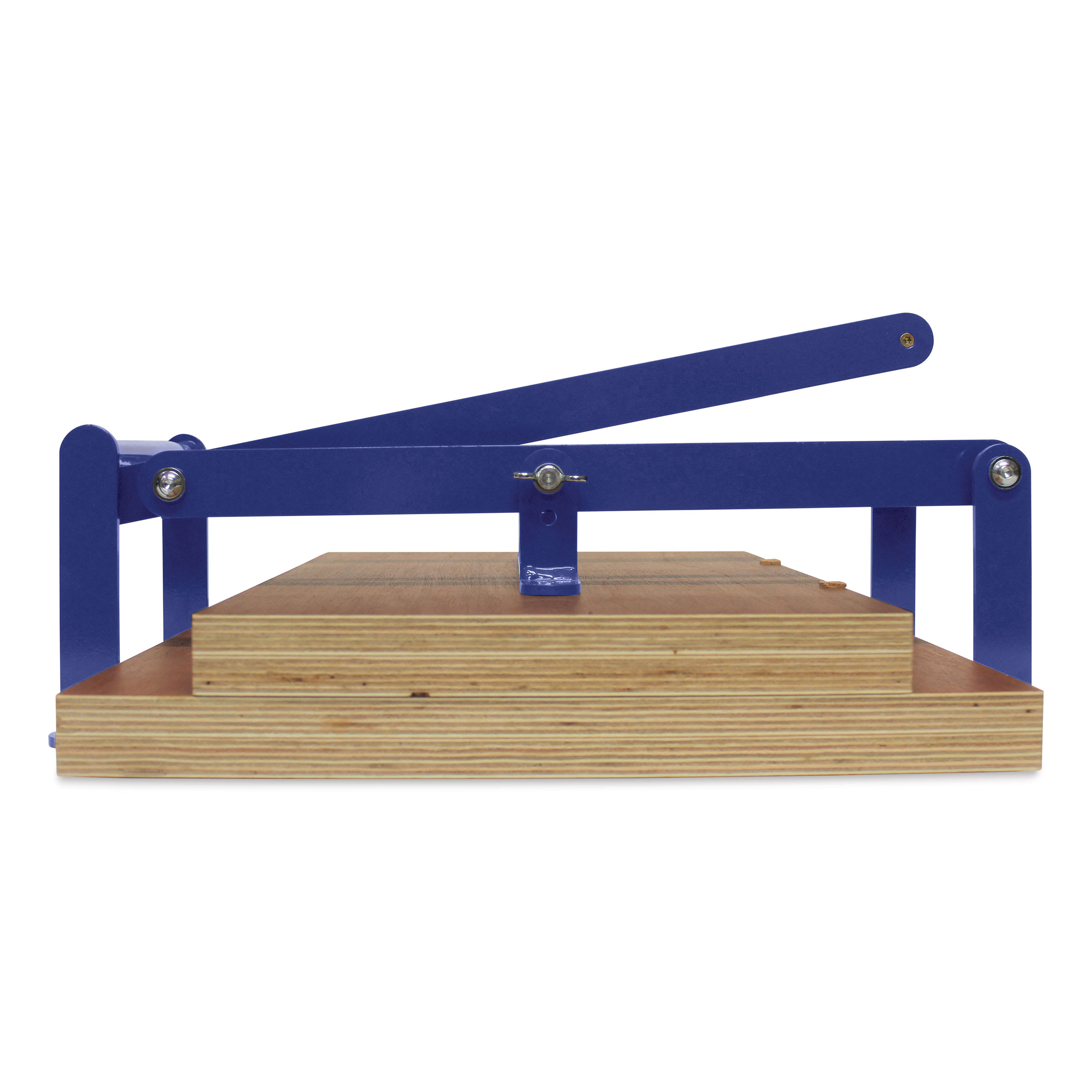 Woodzilla Hand Lino Press - Blue, 11-3/4" x 16-1/2", Wide Base