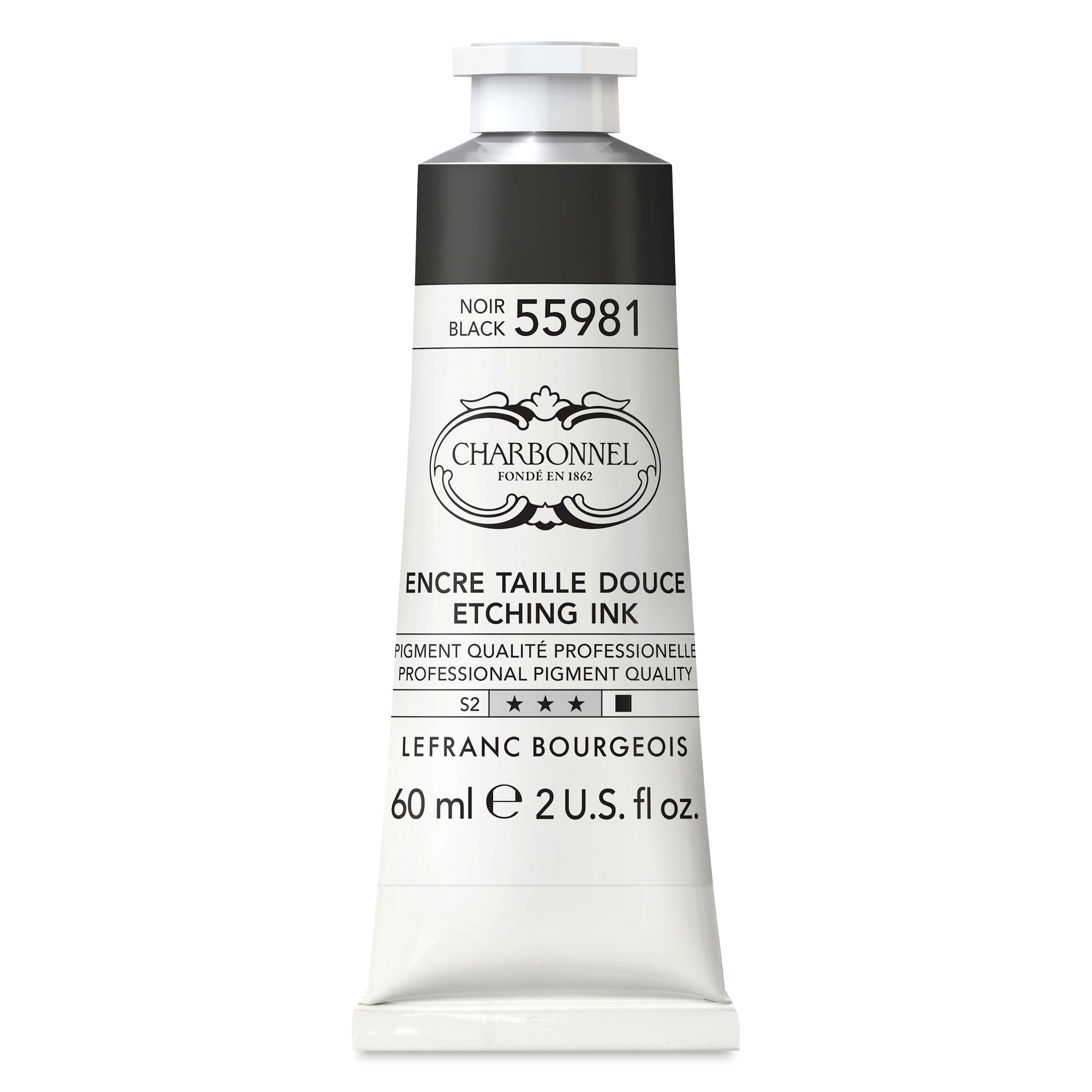Charbonnel Etching Ink - Black Universal, 60 ml