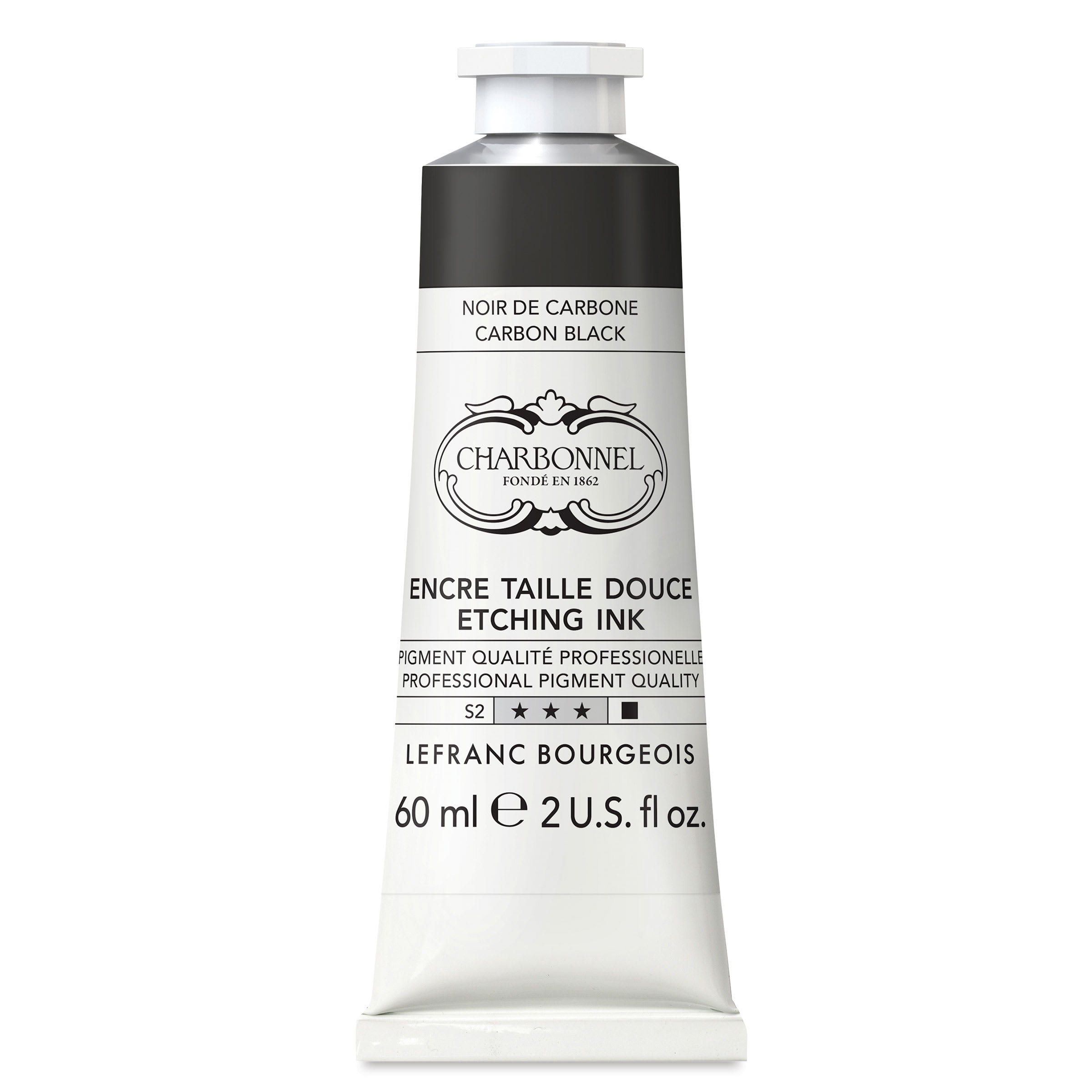 Charbonnel Etching Ink - Carbon Black, 60 ml