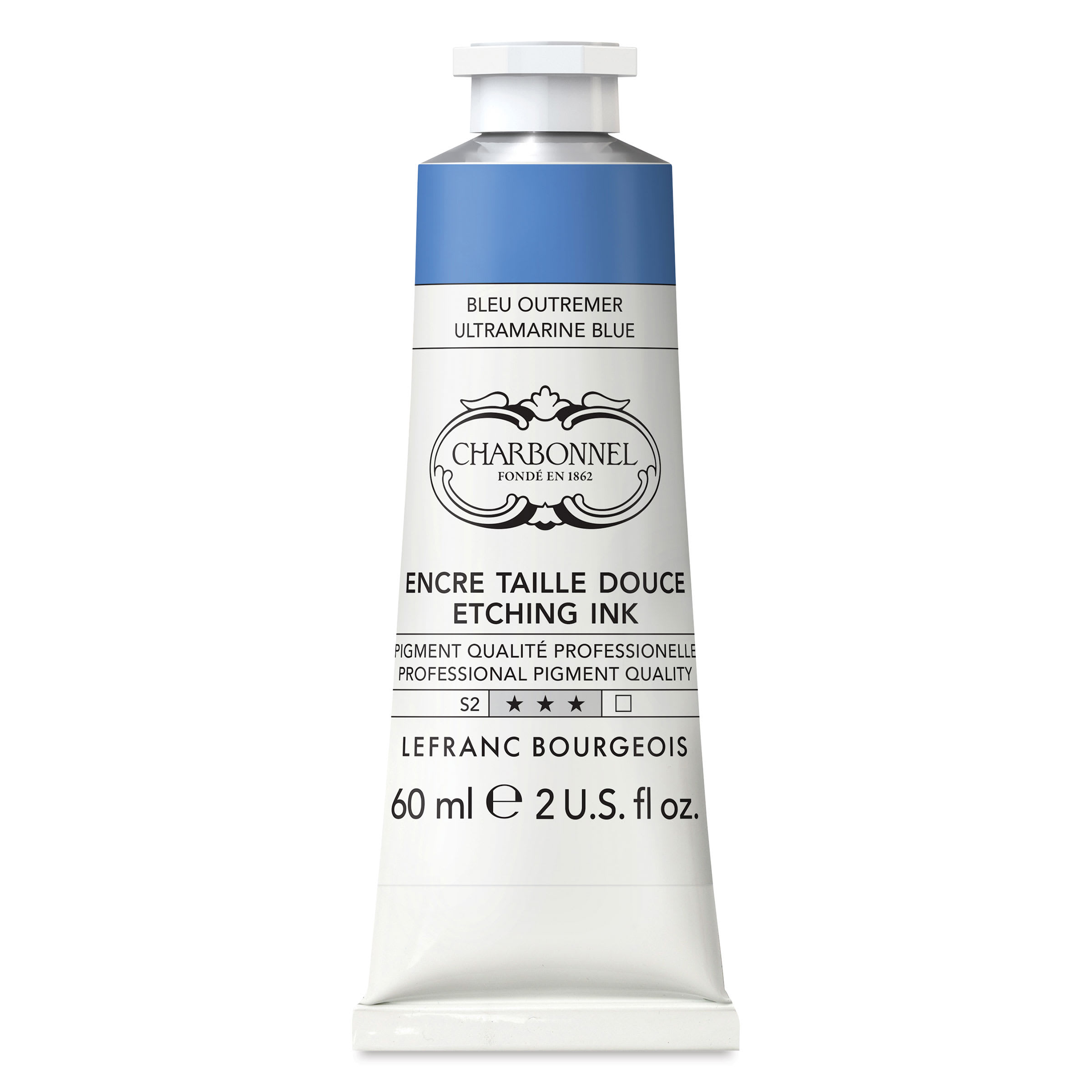 Charbonnel Etching Ink - Ultramarine Blue, 60 ml