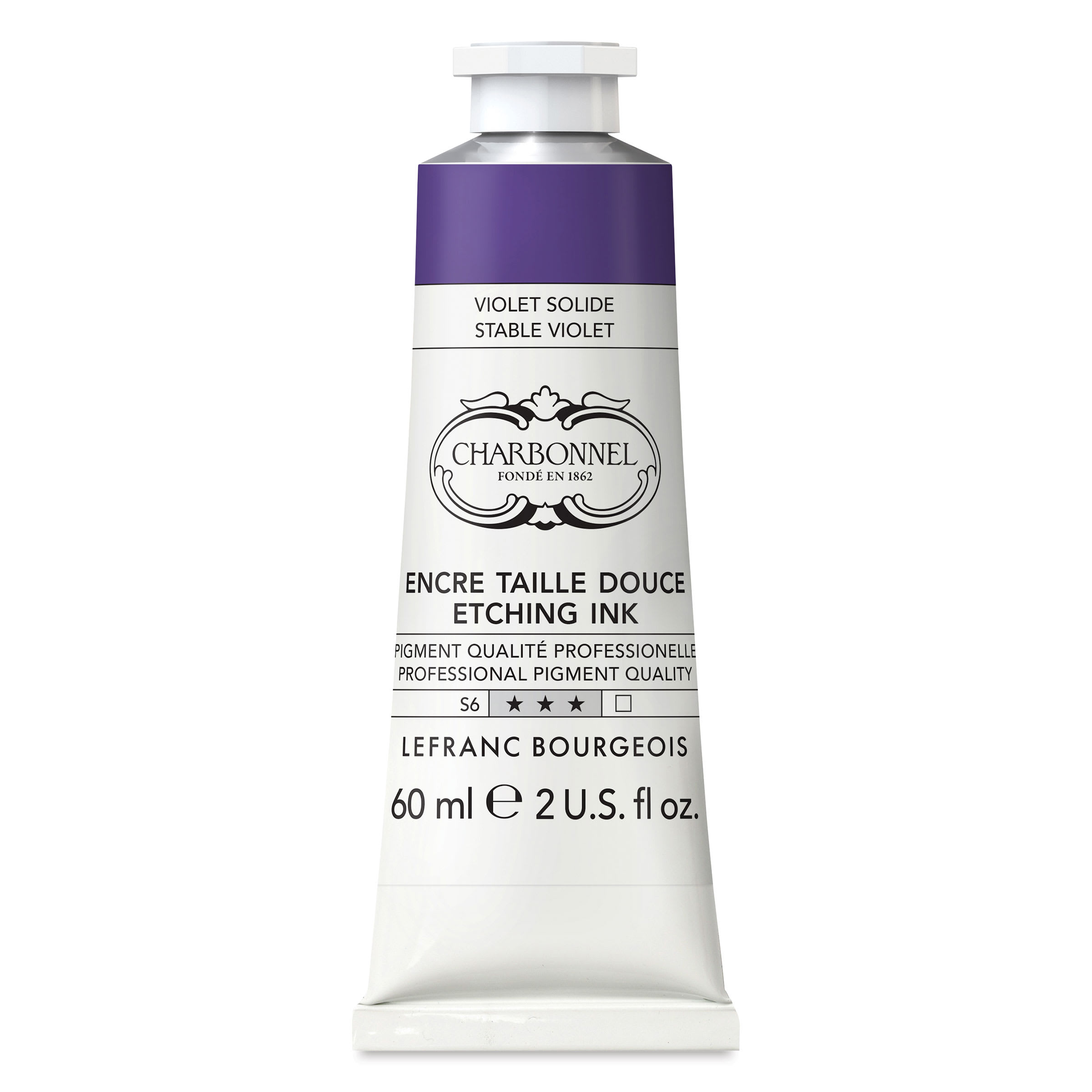 Charbonnel Etching Ink - Stable Violet, 60 ml