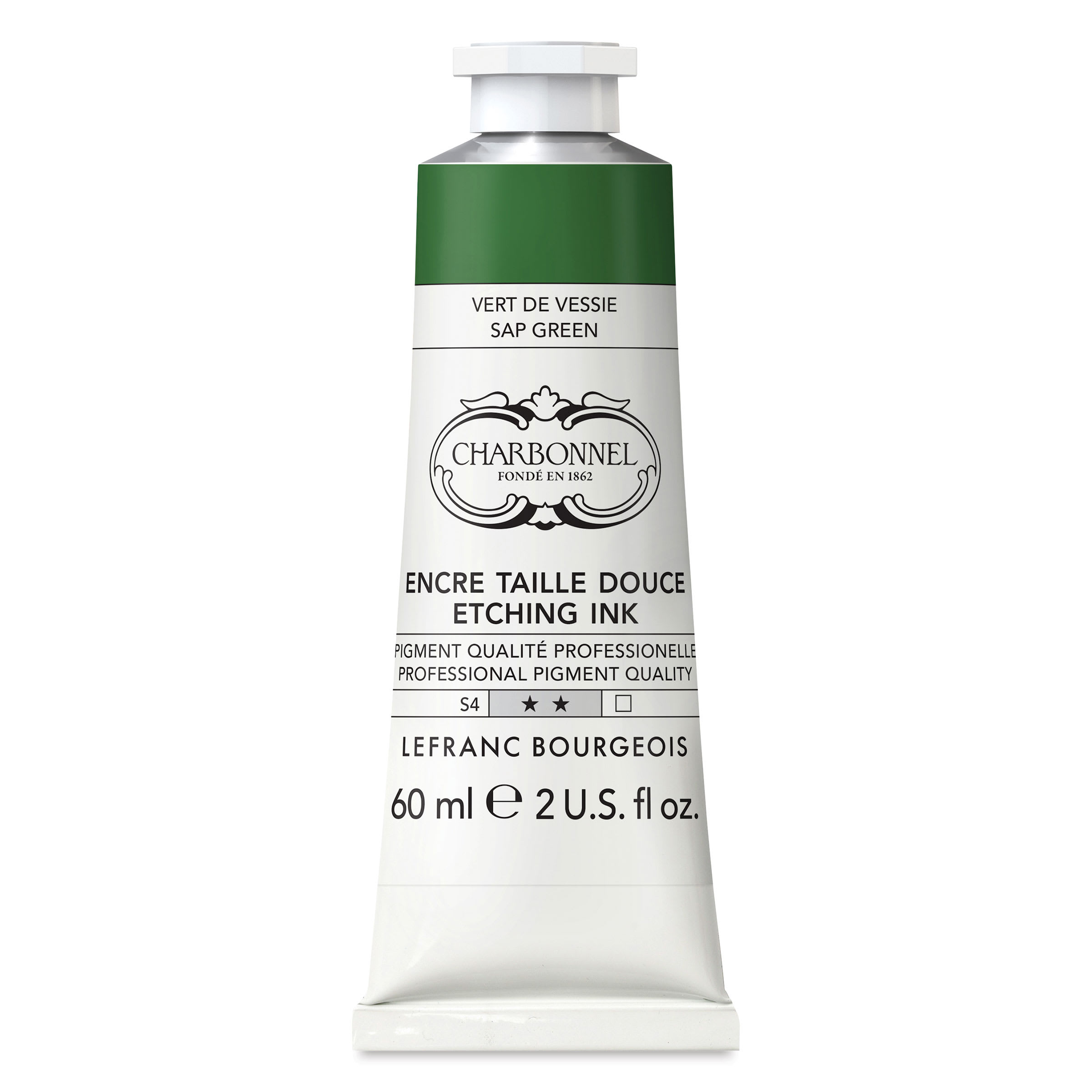 Charbonnel Etching Ink - Sap Green, 60 ml