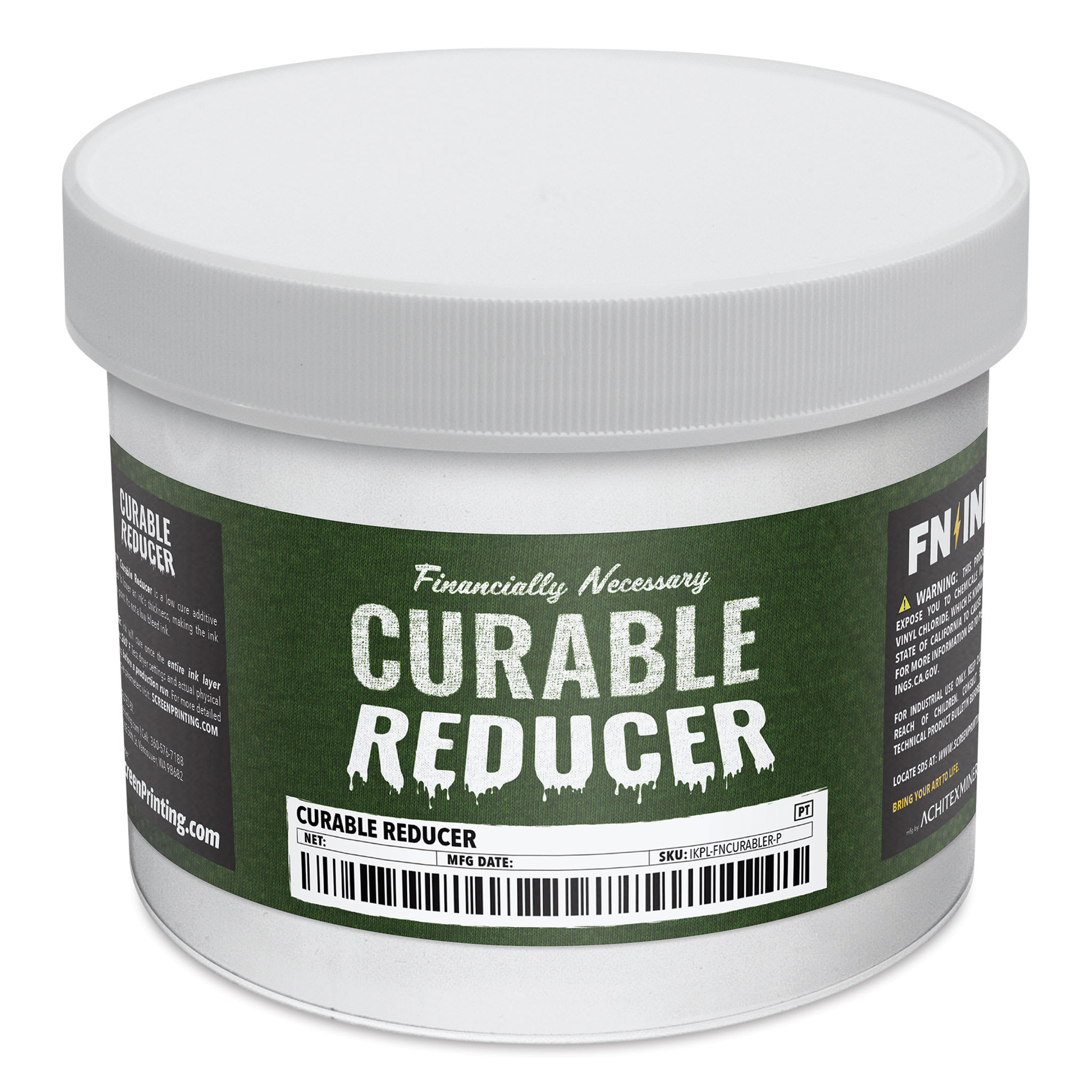 FN Ink Plastisol Screen Printing Ink Curable Reducer - Quart