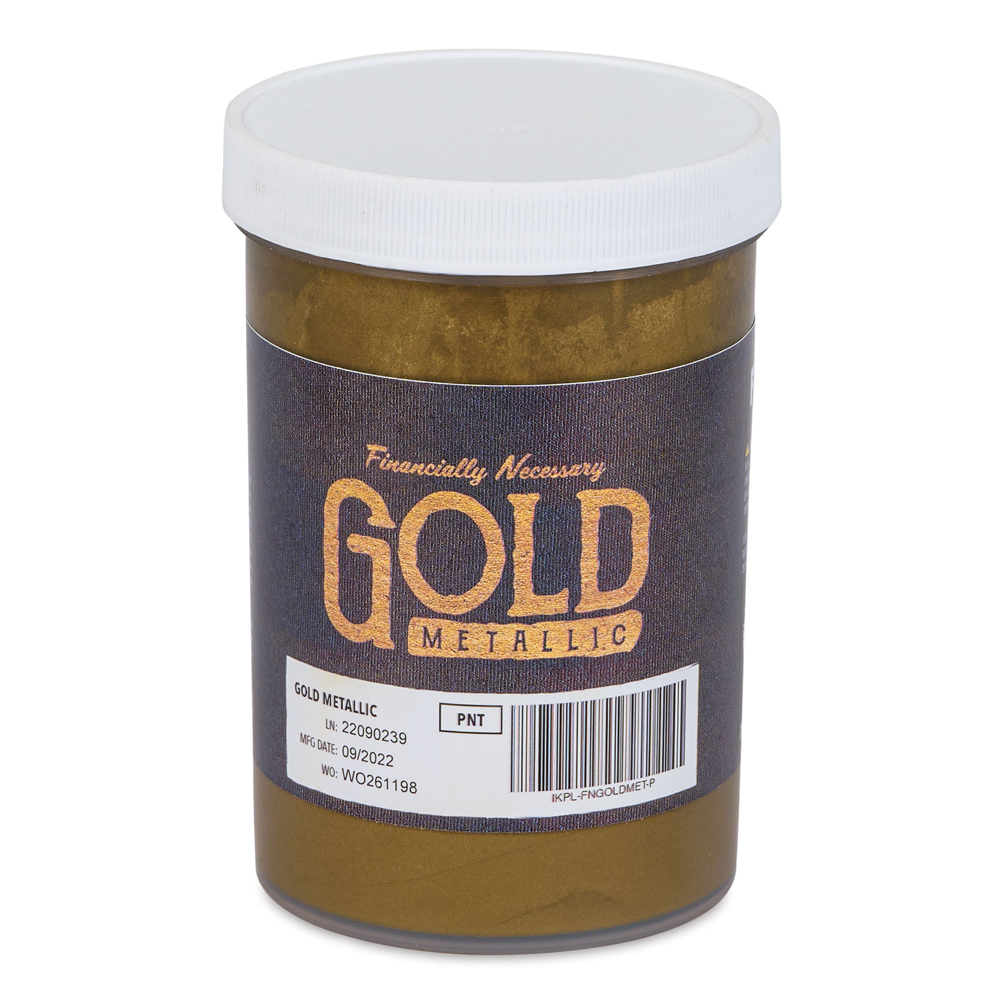 FN Ink Plastisol Screen Printing Ink - Gold Metallic, Pint