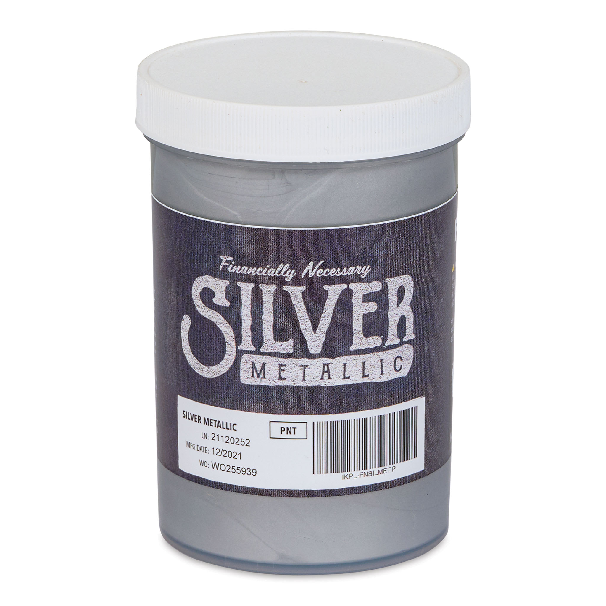 FN Ink Plastisol Screen Printing Ink - Silver Metallic, Pint