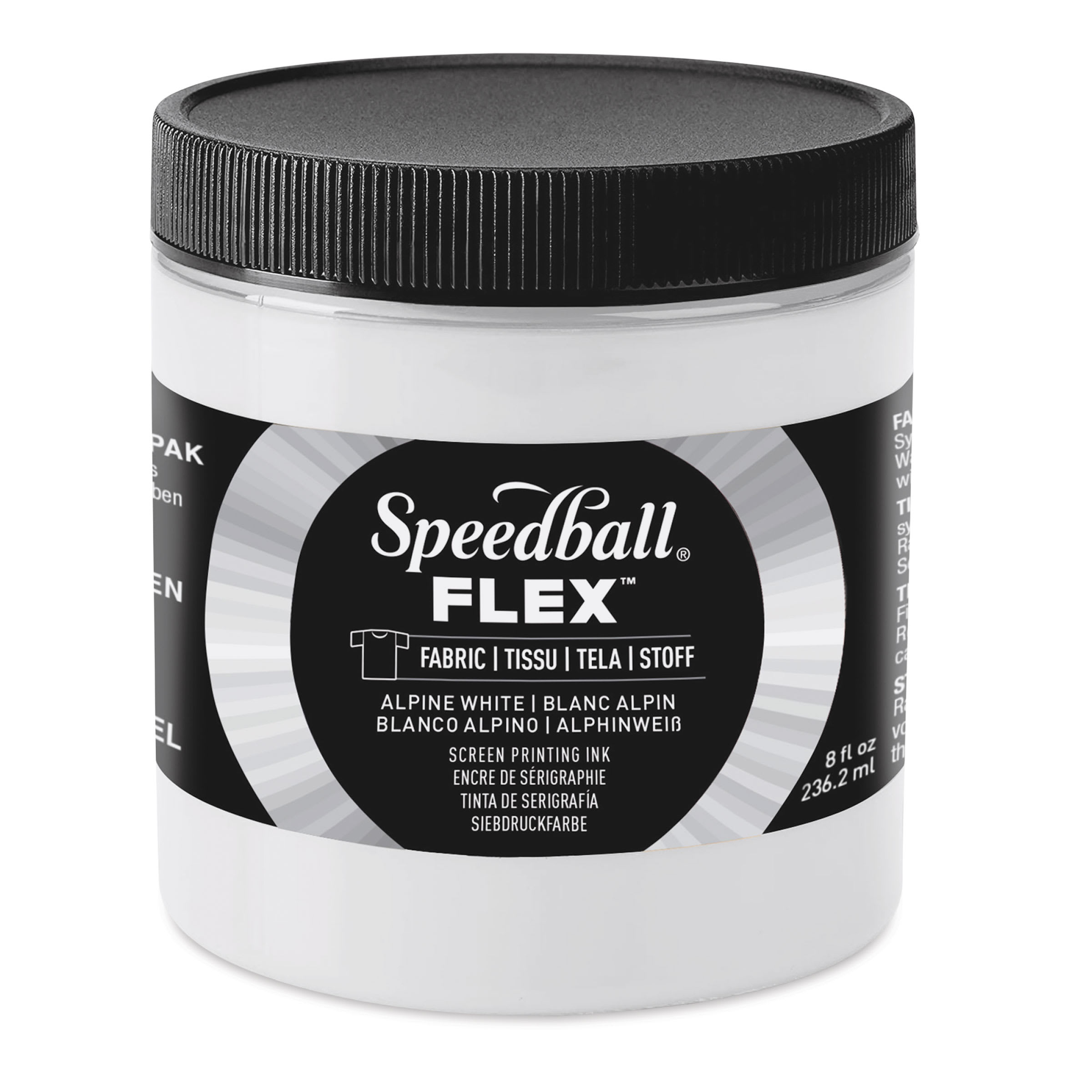 Speedball® Flex™ 8 oz Alpine White Fabric Screen Printing Ink | 8 fl oz