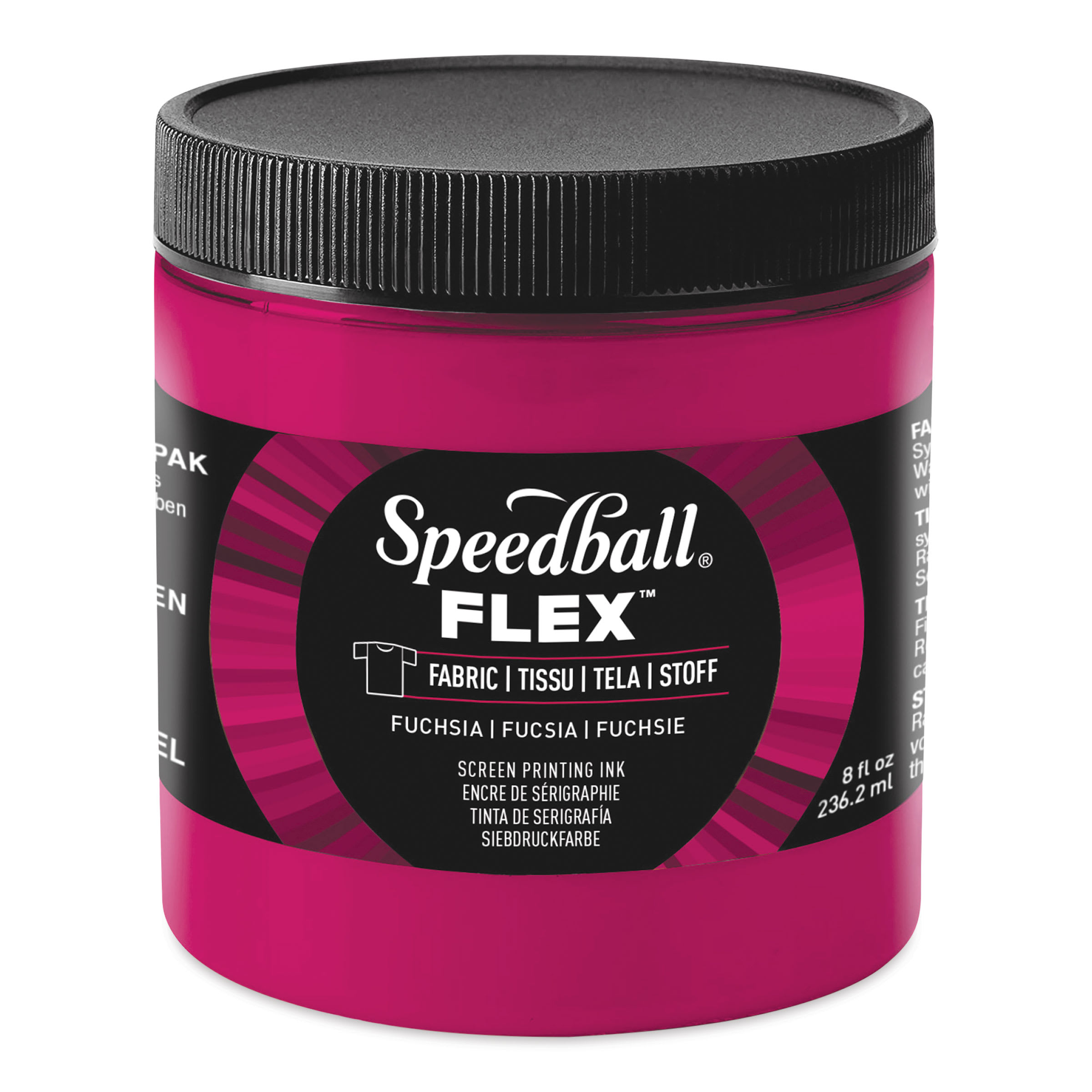Speedball Flex Screen Printing Fabric Ink - Fuchsia, 8 oz