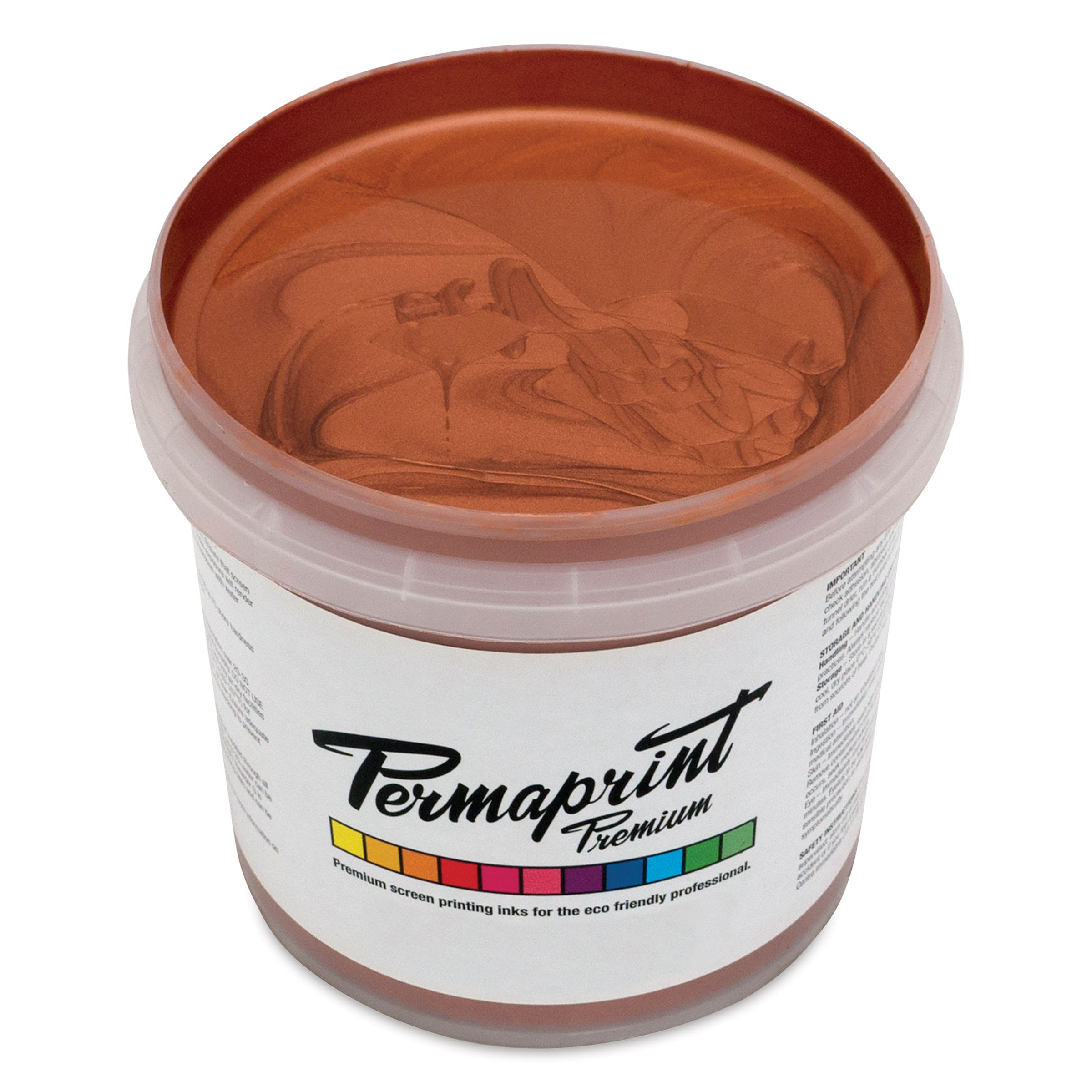 Permaprint Premium Screen Ink - Pearl Copper, 1 L