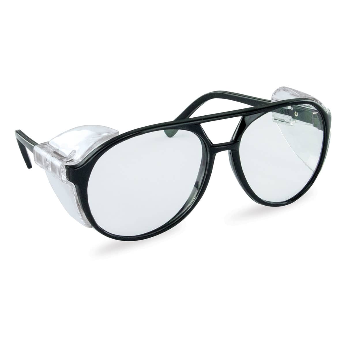 SAS Safety 5125 Classic Safety Glasses - Black Frame - Clear Lens