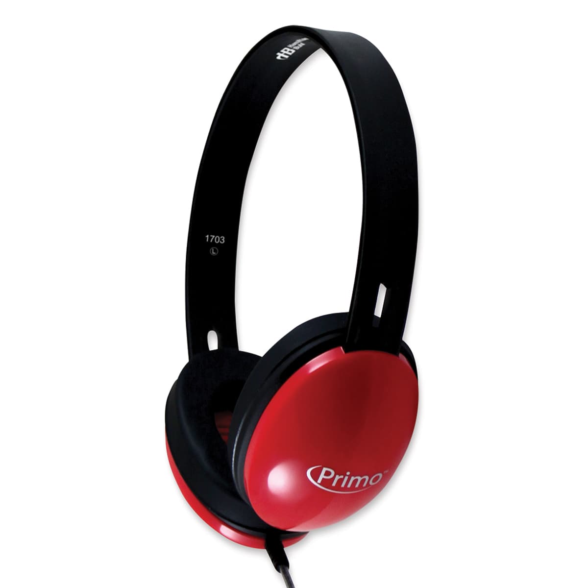 Hamilton Buhl Primo Stereo Headphones Red 1 pair of headphones by HamiltonBuhl