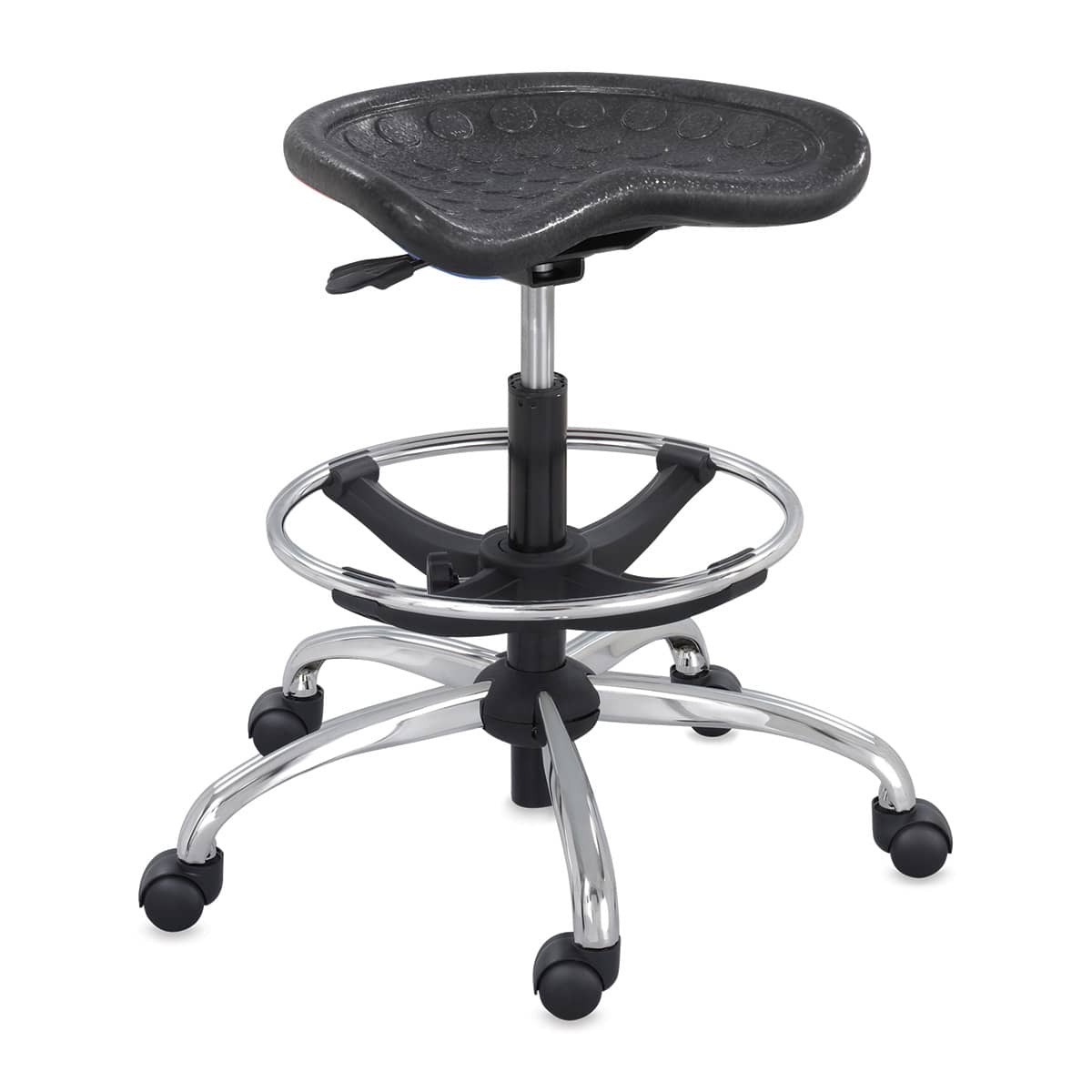Drafting Stool with Tractor Seat and Adjustable Seat Height by Safco Office Furniture