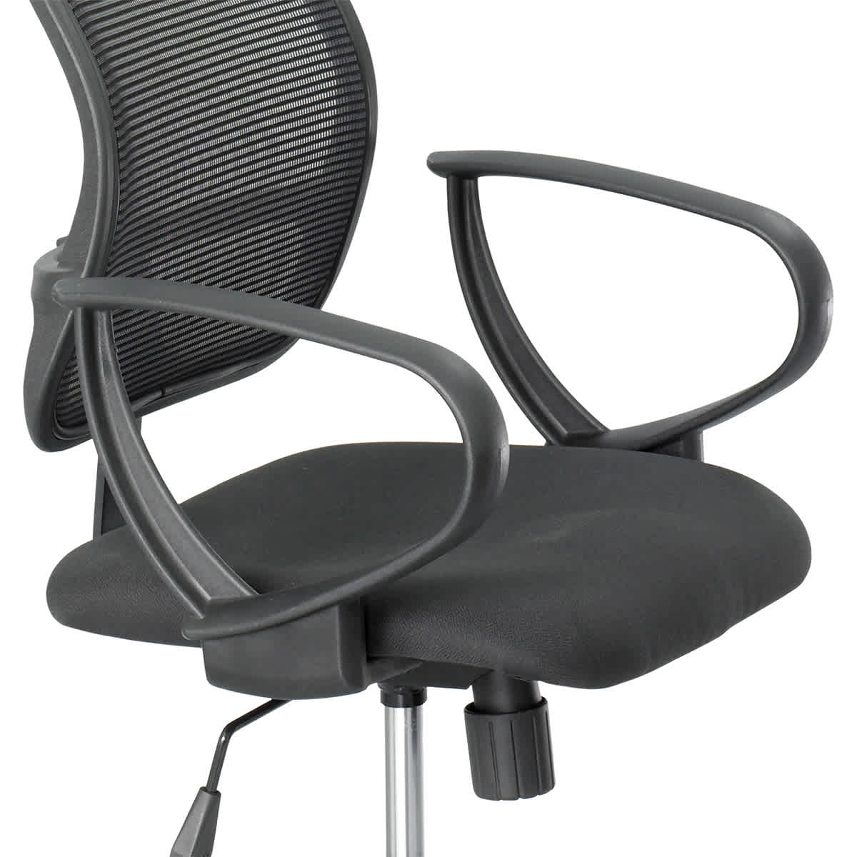 Safco 3396BL Black Loop Arms for Vue Mesh Extended-Height Chair