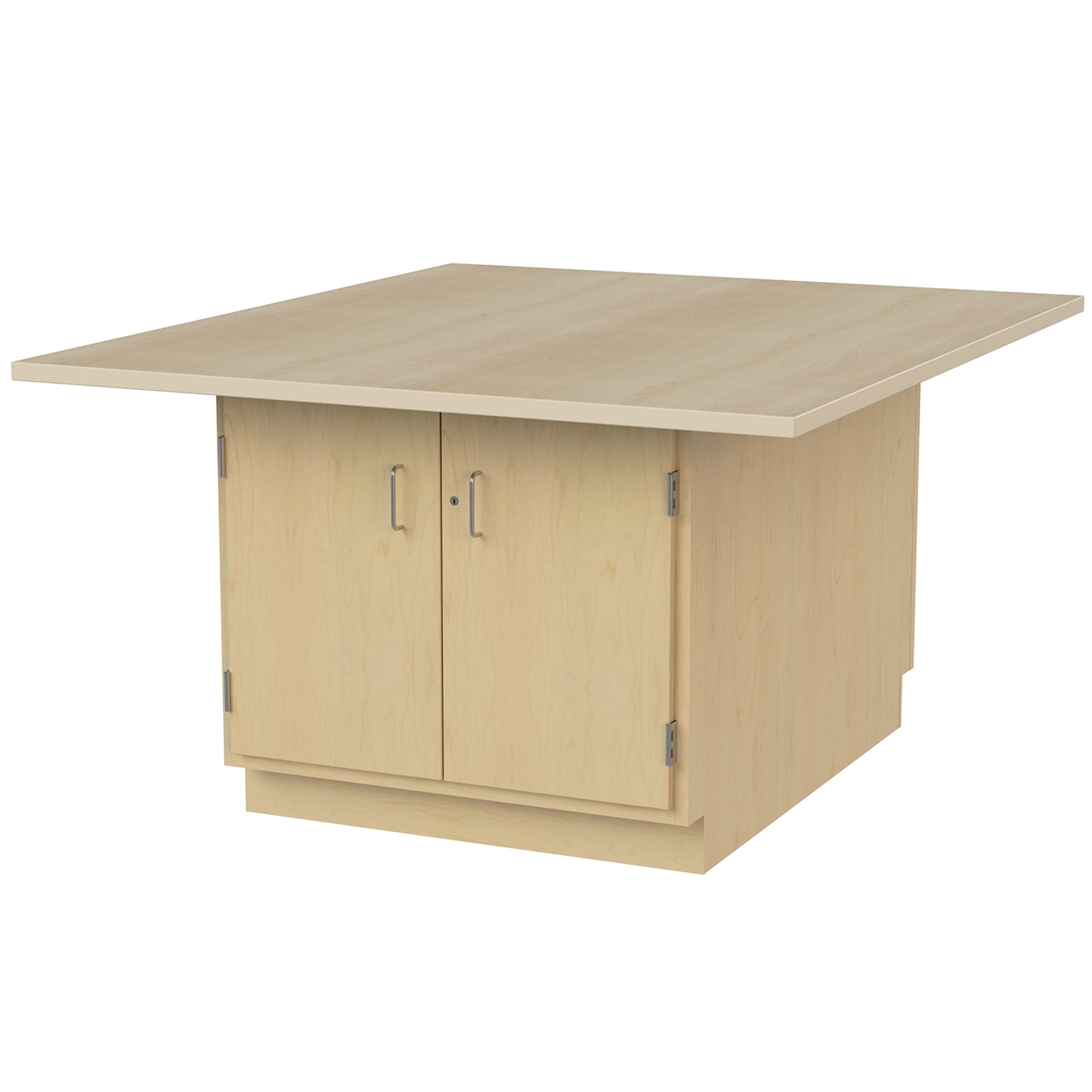 Hann Art and Printmaking Workstation - Maple Laminate Top, 2-Door