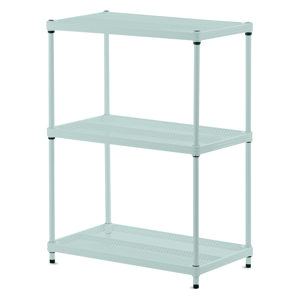 Design Ideas MeshWorks Shelving Units - Sage, 3-Tier