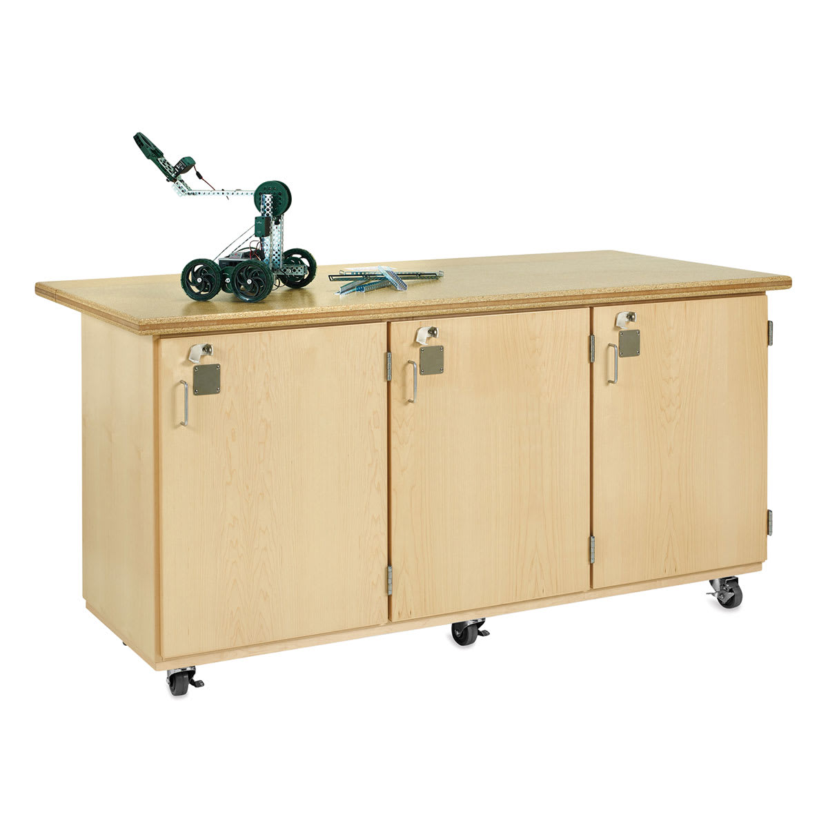 Diversified Woodcrafts Command Robotics Workbench, 72 x 28, Light Hardwood (XR-7228M) | Quill