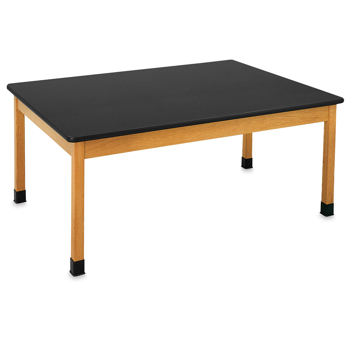 DWI Diversified Woodcrafts PerpetuLab School Classroom Rectangular Science Lab Table, 72 x 30, Oak (P715 | Quill