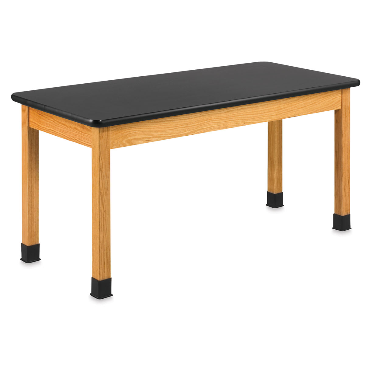 DWI Diversified Woodcrafts School Classroom Rectangular Science Lab Table, 60 x 30, Oak (P714LBBK30N) | Quill