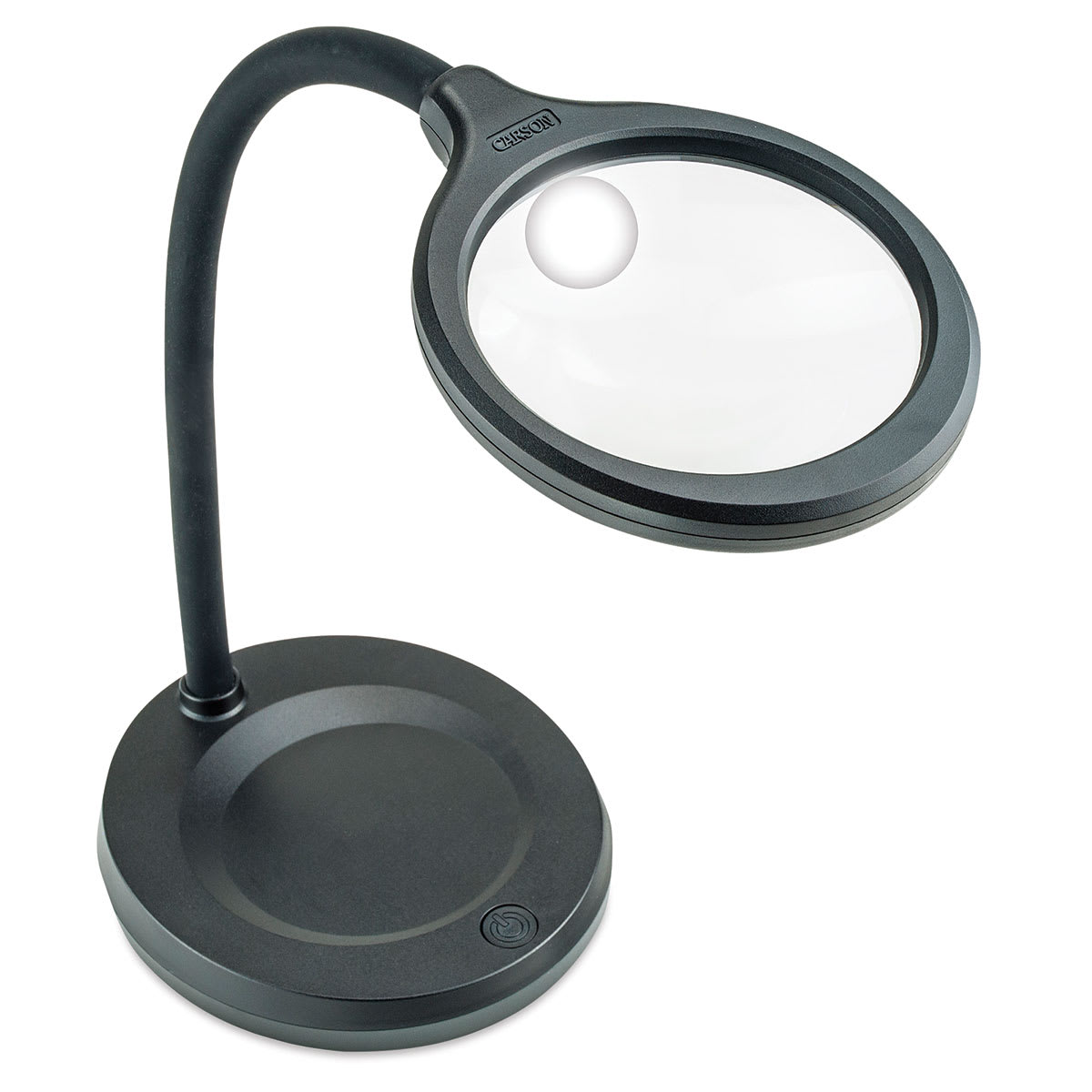 CARSON DeskBrite 300 2x Aspheric COB LED Desk Top Magnifier with 5x Spot Lens (LM-30) | Quill
