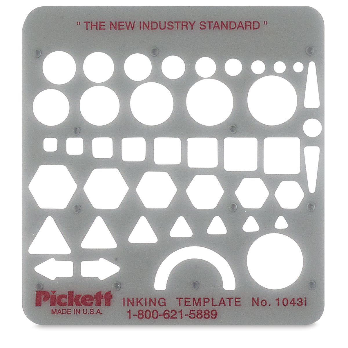 Chartpak Pickett Template - 1043i General Purpose Junior
