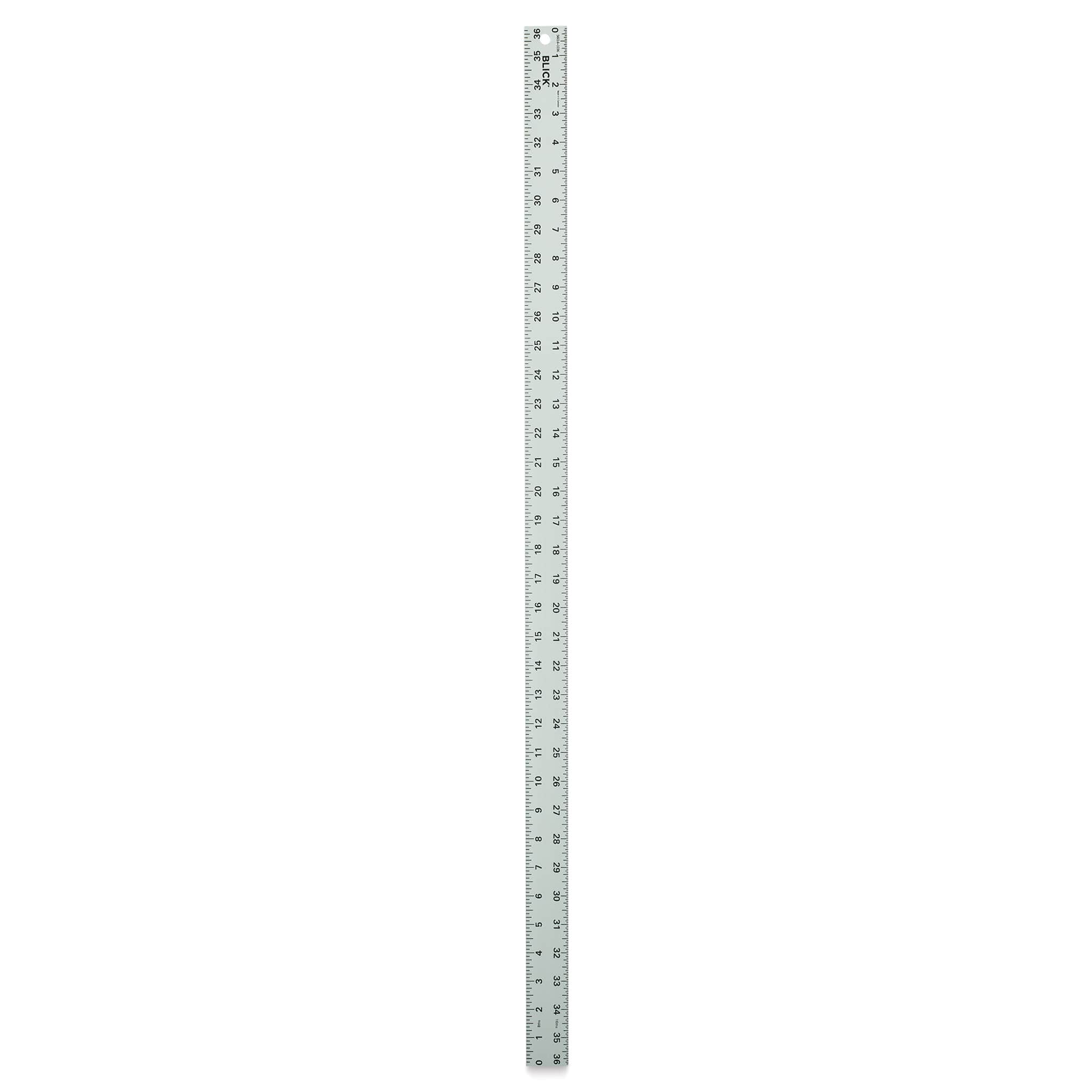 Blick Aluminum Non-Slip Ruler - 36"