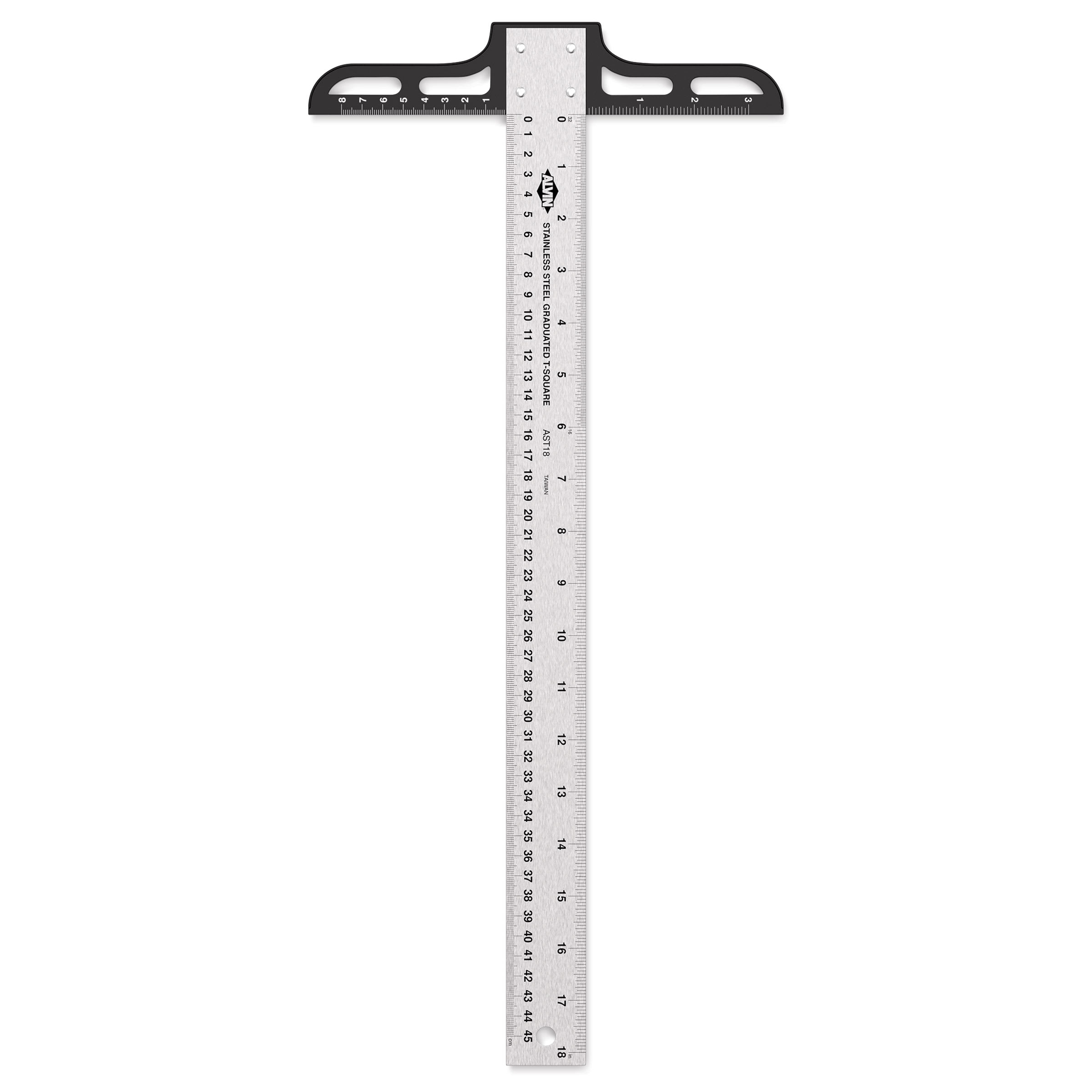 Alvin Stainless Steel Graduated T-Square - 18"