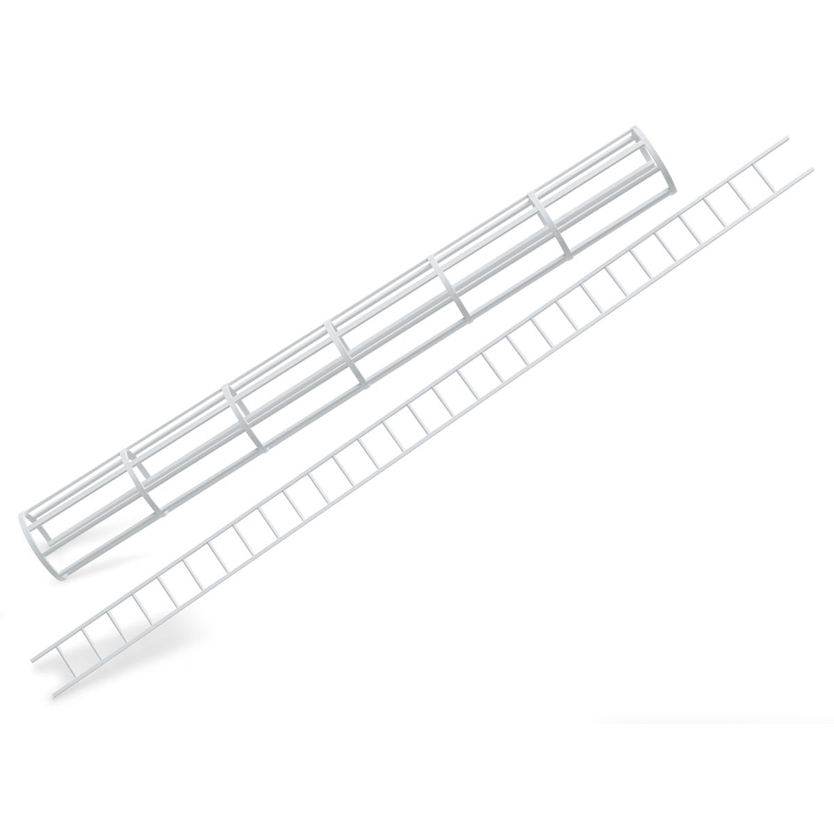 Plastruct Styrene Structural Cage/Ladder - 1:24 Scale, 1-19/64" D x 12" L